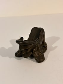 Vintage Smoking Bronze Pipe Holder
