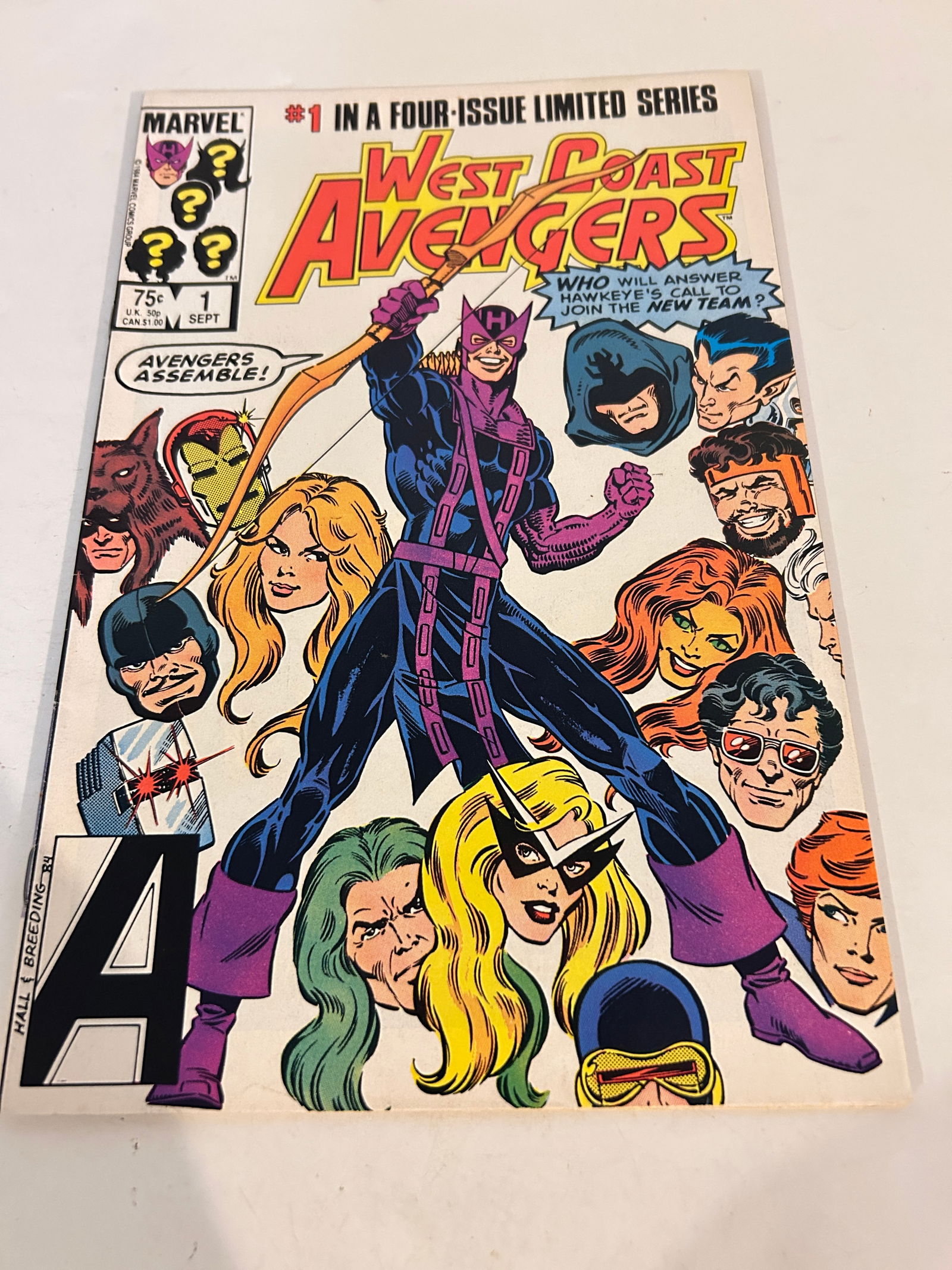 Vintage Comic Book West Coast Avengers # 1 (1 of 2)