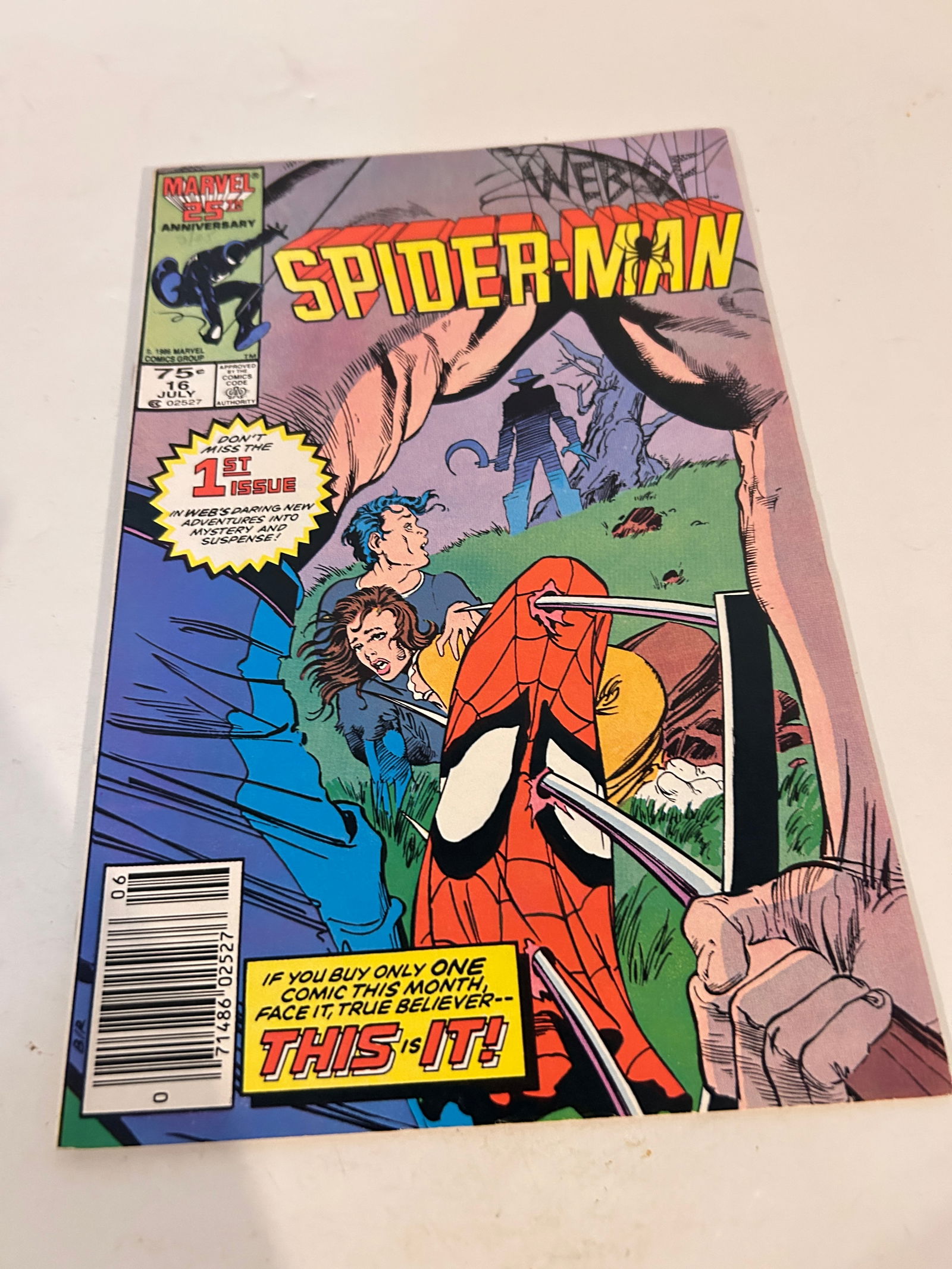 Vintage Comic Book Web of Spider-man # 16 (1 of 2)