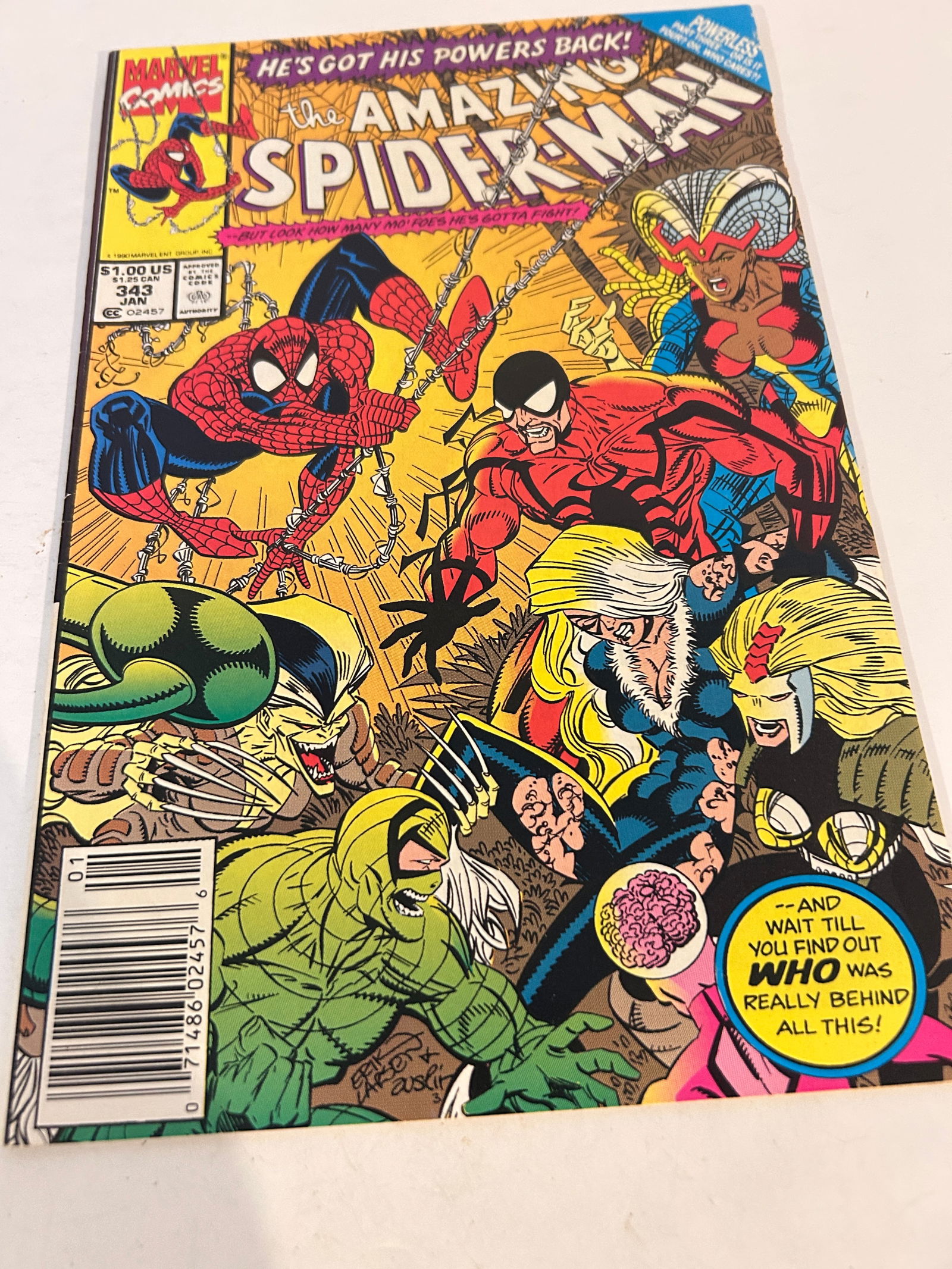 Vintage Comic Book The Amazing Spider-man # 343: Vintage Comic Book The Amazing Spider-man # 343 Please view all photos as they are part of the description and condition of this Item, Feel free to contact me with questions or picture requests! Used