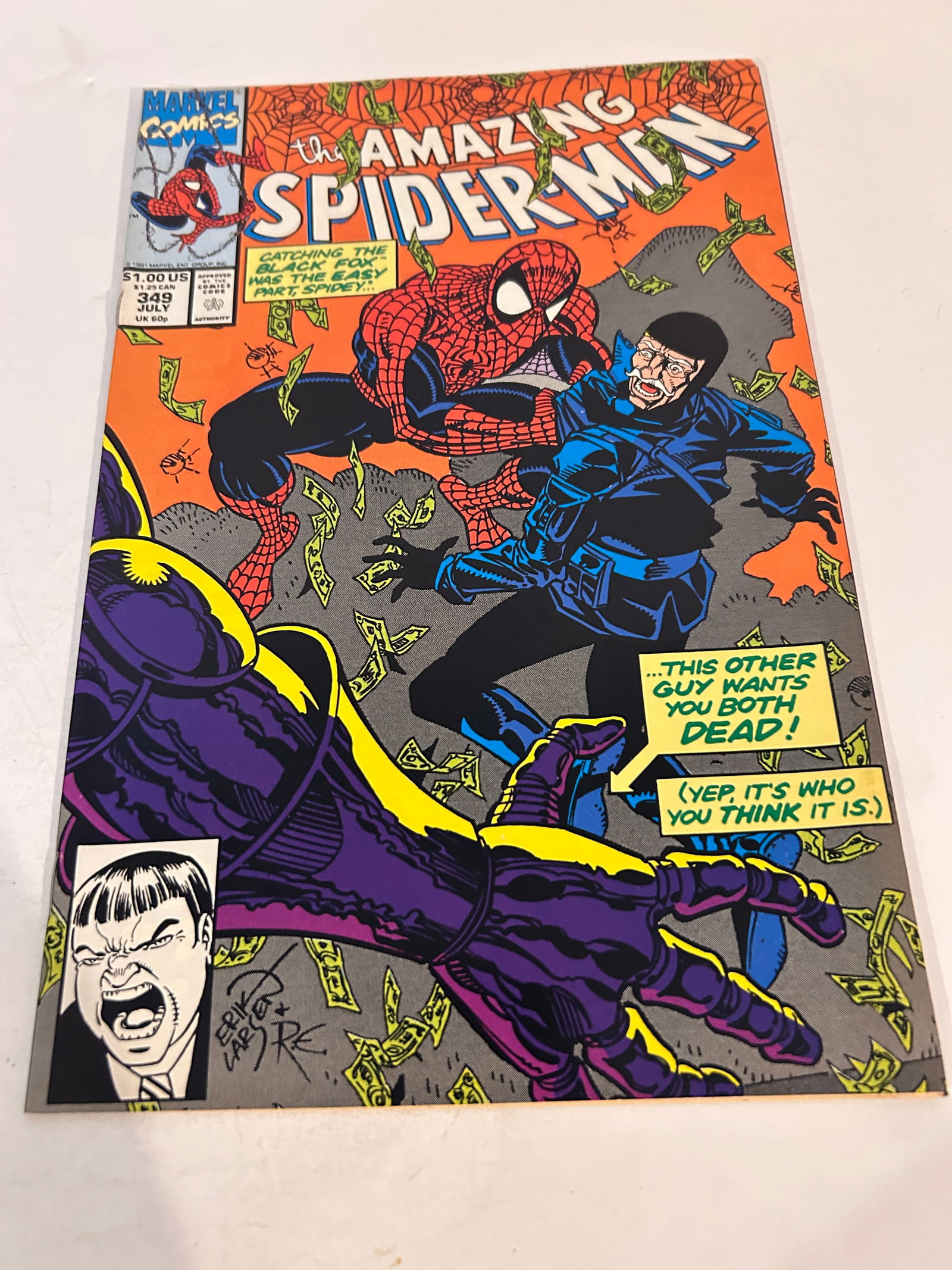 Vintage Comic Book The Amazing Spider-man # 349: Vintage Comic Book The Amazing Spider-man # 349 Please view all photos as they are part of the description and condition of this Item, Feel free to contact me with questions or picture requests! Used