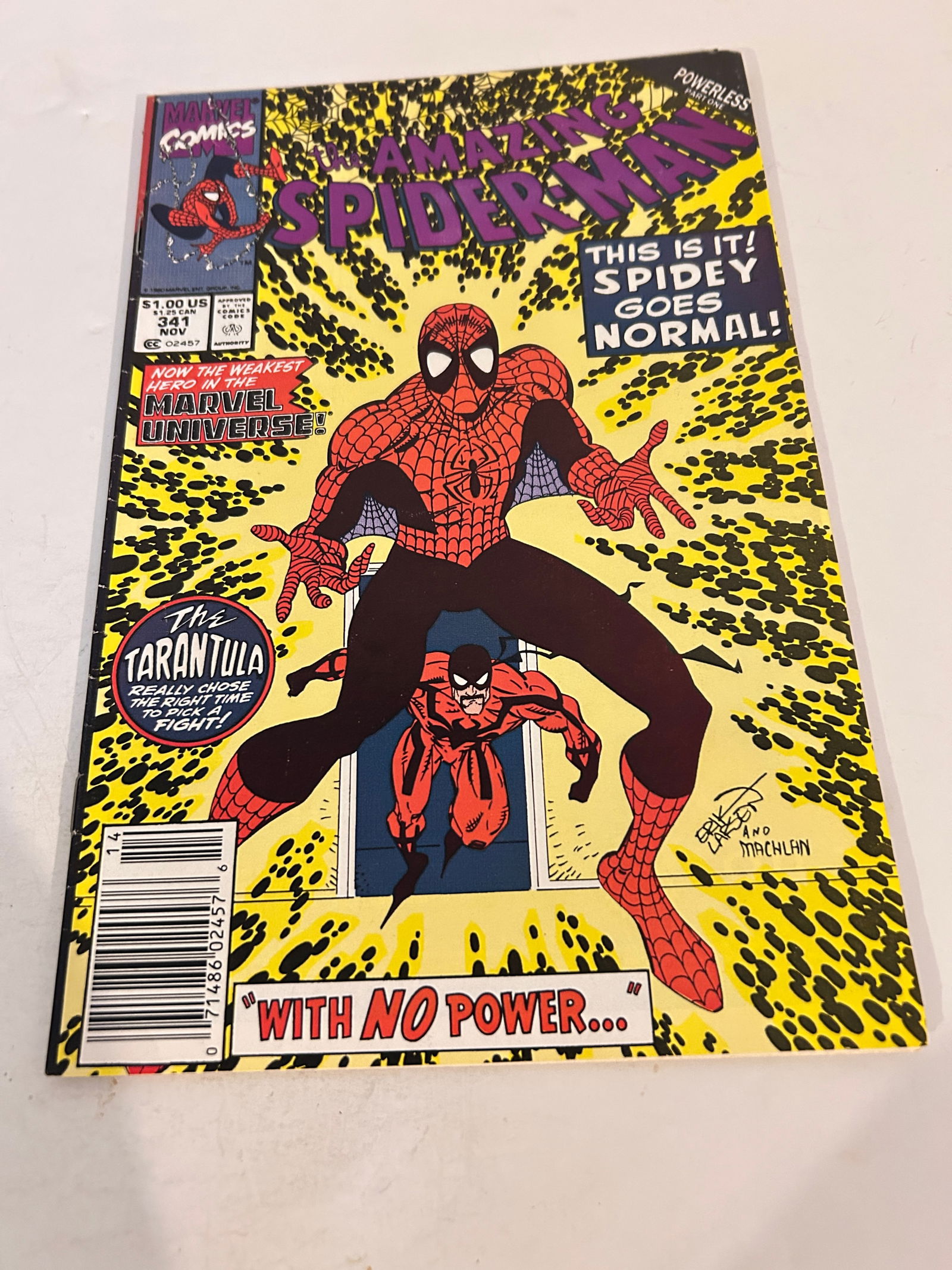 Vintage Comic Book The Amazing Spider-man # 341: Vintage Comic Book The Amazing Spider-man # 341 Please view all photos as they are part of the description and condition of this Item, Feel free to contact me with questions or picture requests! Used