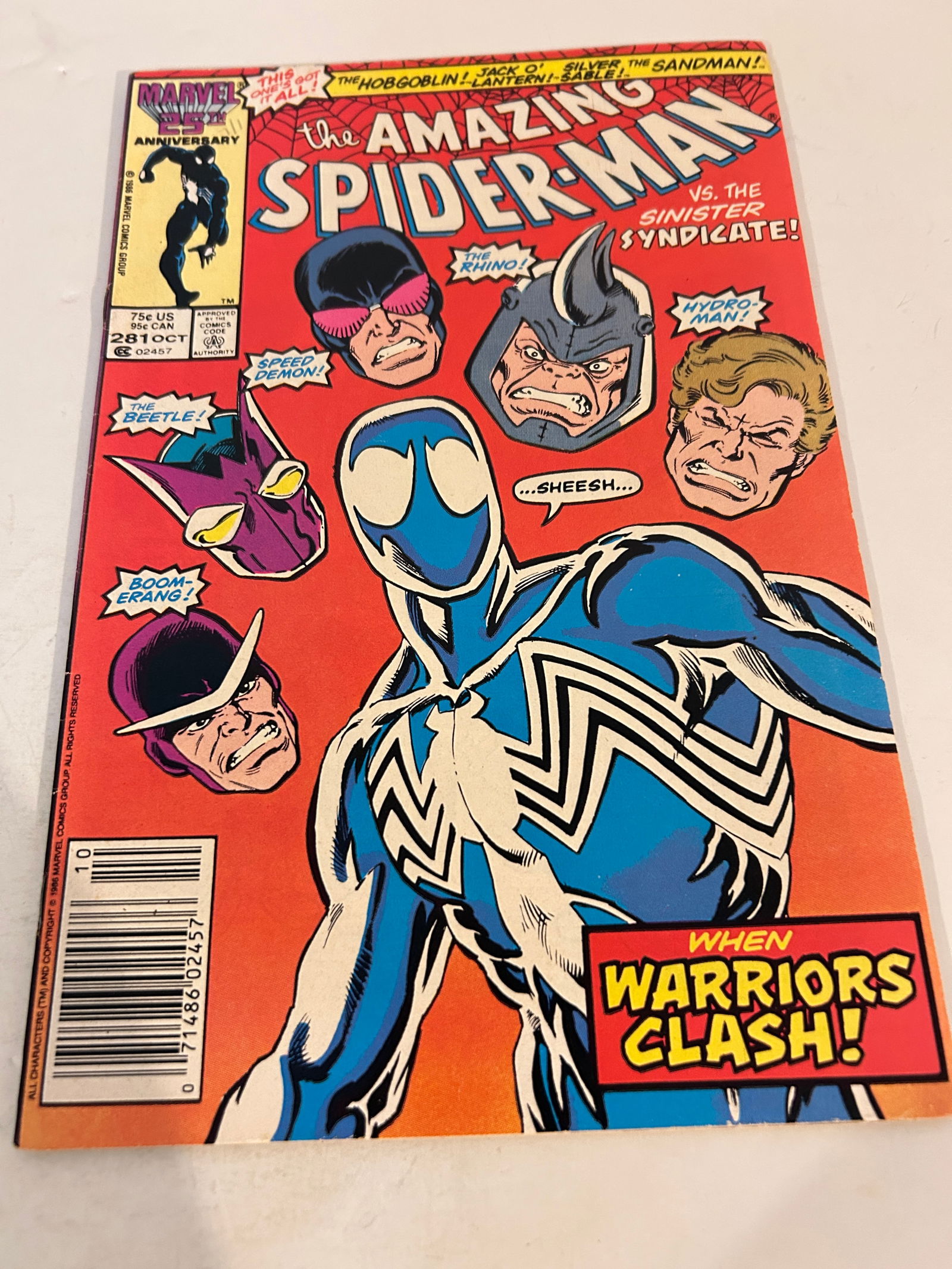 Vintage Comic Book The Amazing Spider-man # 281: Vintage Comic Book The Amazing Spider-man # 281 Please view all photos as they are part of the description and condition of this Item, Feel free to contact me with questions or picture requests! Used