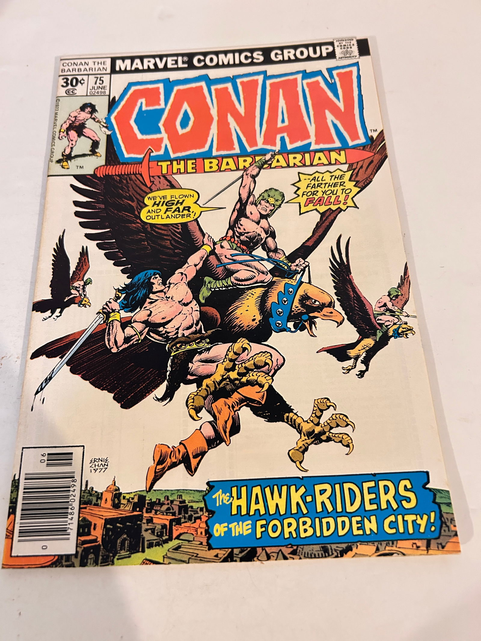 Vintage Comic Book Conan The Barbarian # 75: Vintage Comic Book Conan The Barbarian # 75 Please view all photos as they are part of the description and condition of this Item, Feel free to contact me with questions or picture requests! Used Item