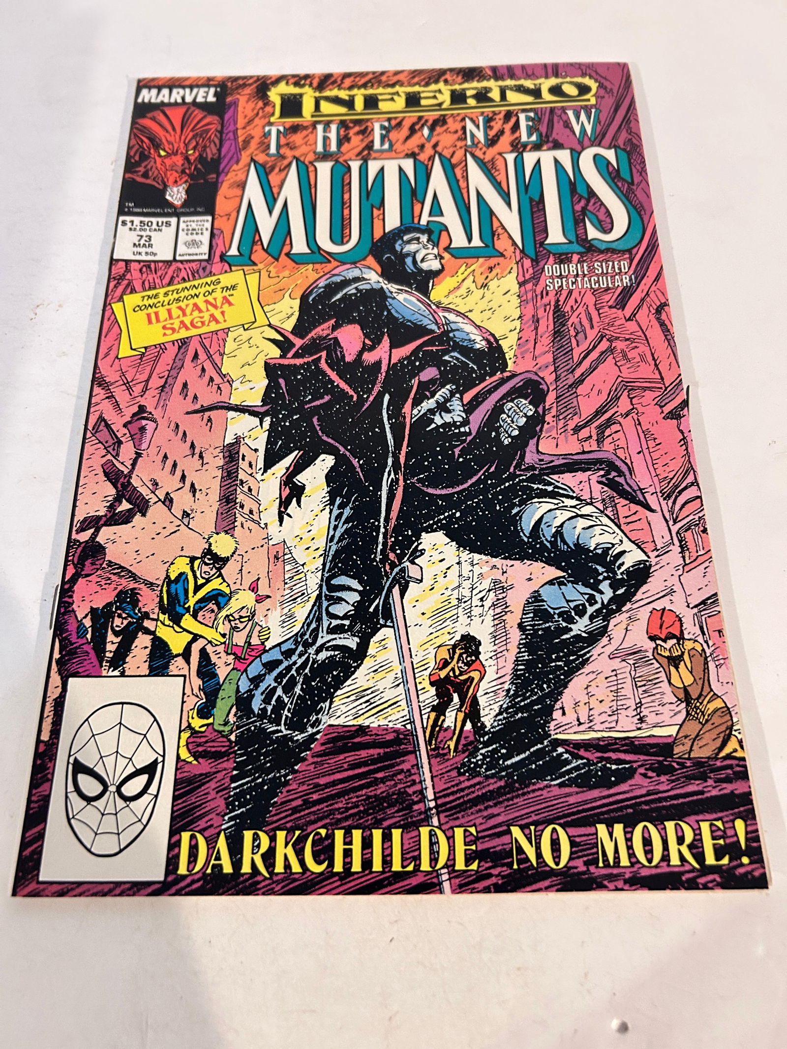 Vintage Comic Book The New Mutants # 73: Vintage Comic Book The New Mutants # 73 Please view all photos as they are part of the description and condition of this Item, Feel free to contact me with questions or picture requests! Used Item AS