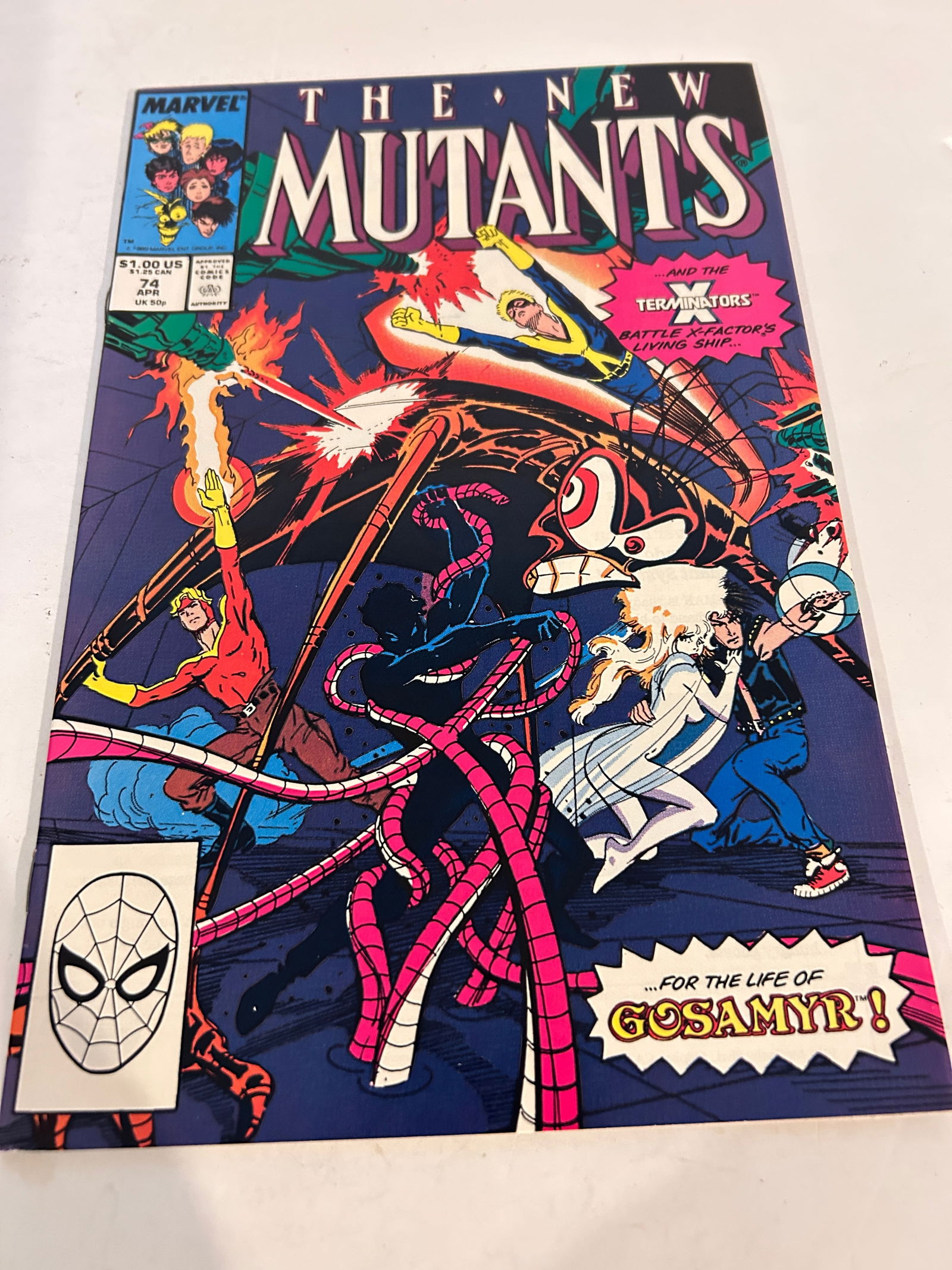 Vintage Comic Book The New Mutants # 74: Vintage Comic Book The New Mutants # 74 Please view all photos as they are part of the description and condition of this Item, Feel free to contact me with questions or picture requests! Used Item AS