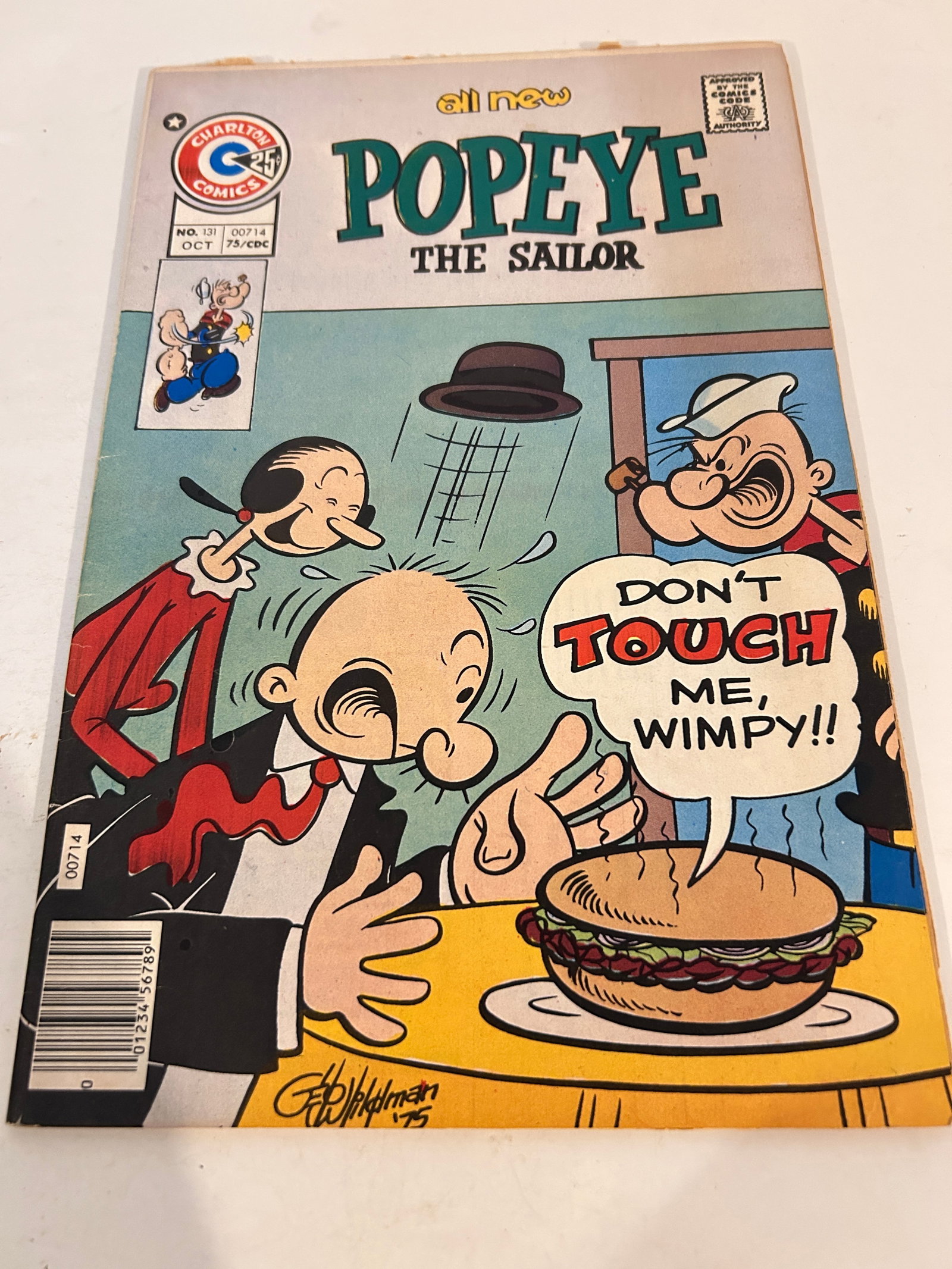 Vintage Comic Book Popeye the Sailor # 131: Vintage Comic Book Popeye the Sailor # 131 Please view all photos as they are part of the description and condition of this Item, Feel free to contact me with questions or picture requests! Used Item 