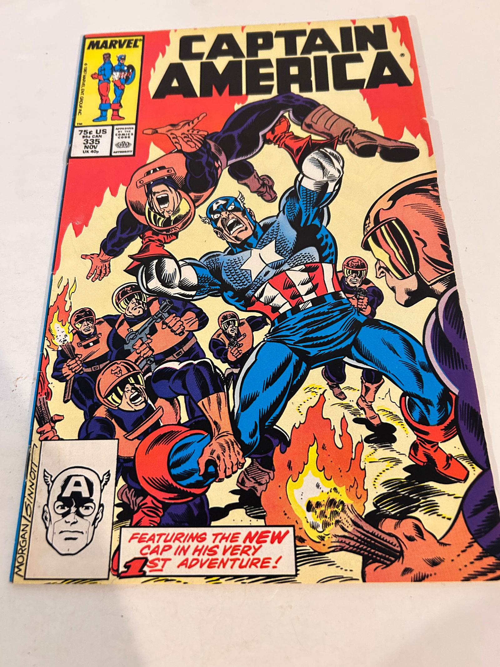 Vintage Comic Book Captain America # 335: Vintage Comic Book Captain America # 335 Please view all photos as they are part of the description and condition of this Item, Feel free to contact me with questions or picture requests! Used Item AS