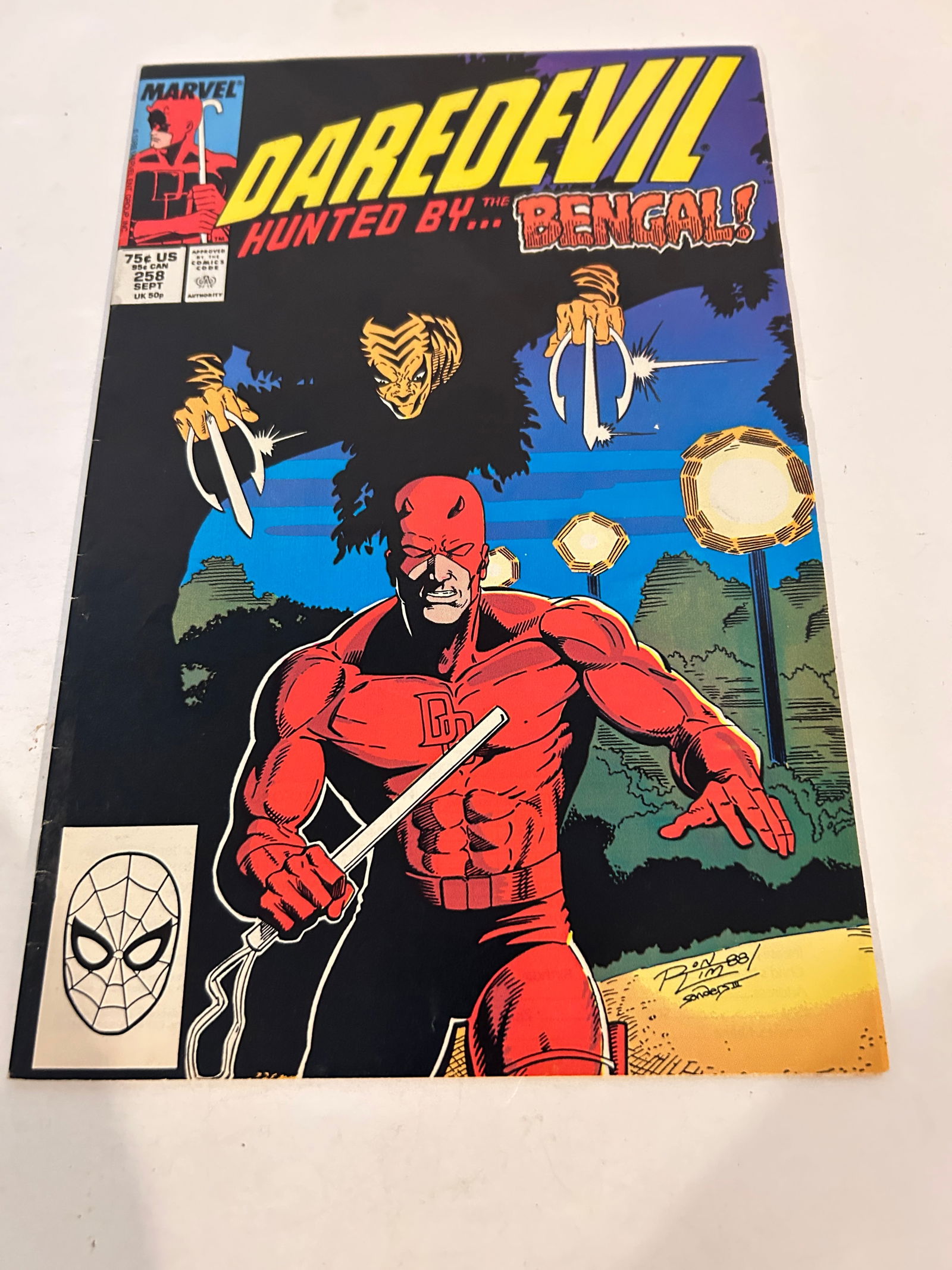 Vintage Comic Book Daredevil # 258 (1 of 2)