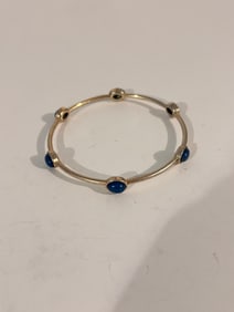 Vintage Blue Bracelet 7"