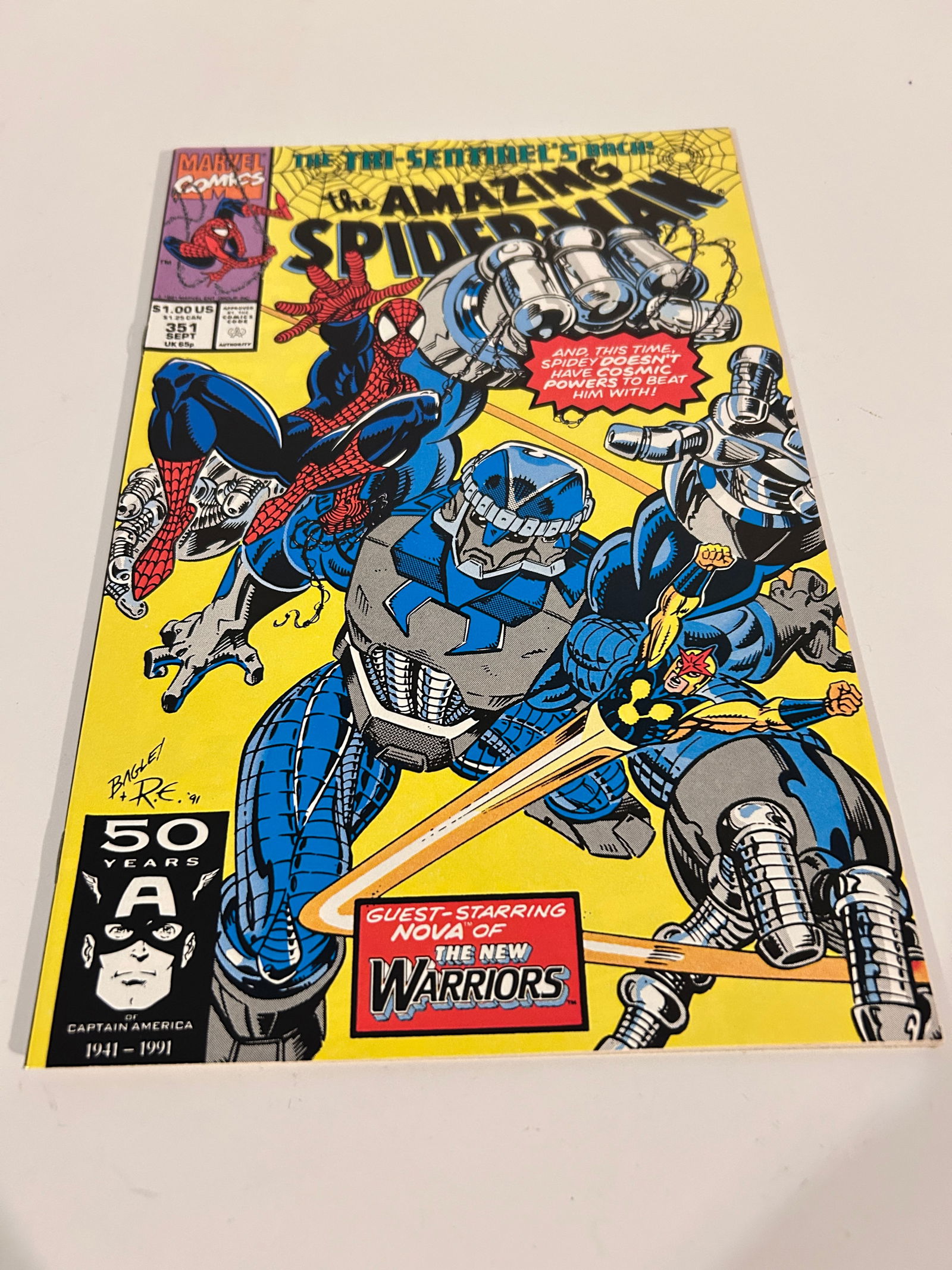 Vintage Comic Book The Amazing Spider-Man # 351 (1 of 2)