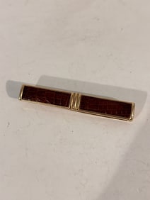 Vintage Gold tone Swank tie clip