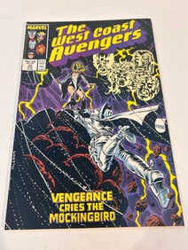 Vintage Comic Book The West Coast Avengers # 23