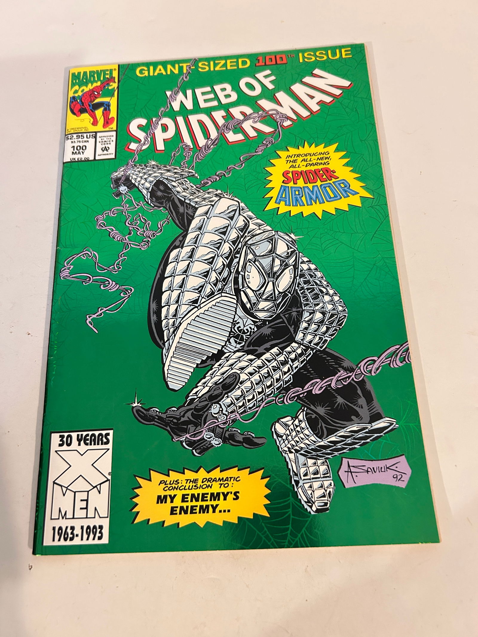 Vintage Comic Book Web of Spider-man # 100 (1 of 2)