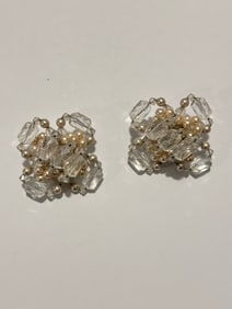 Vintage Crystal Fashion Earrings