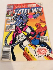 Vintage Comic Book Web of Spider-man # 17
