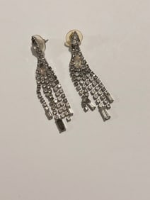 Vintage Fashion Rhinestone Earrings