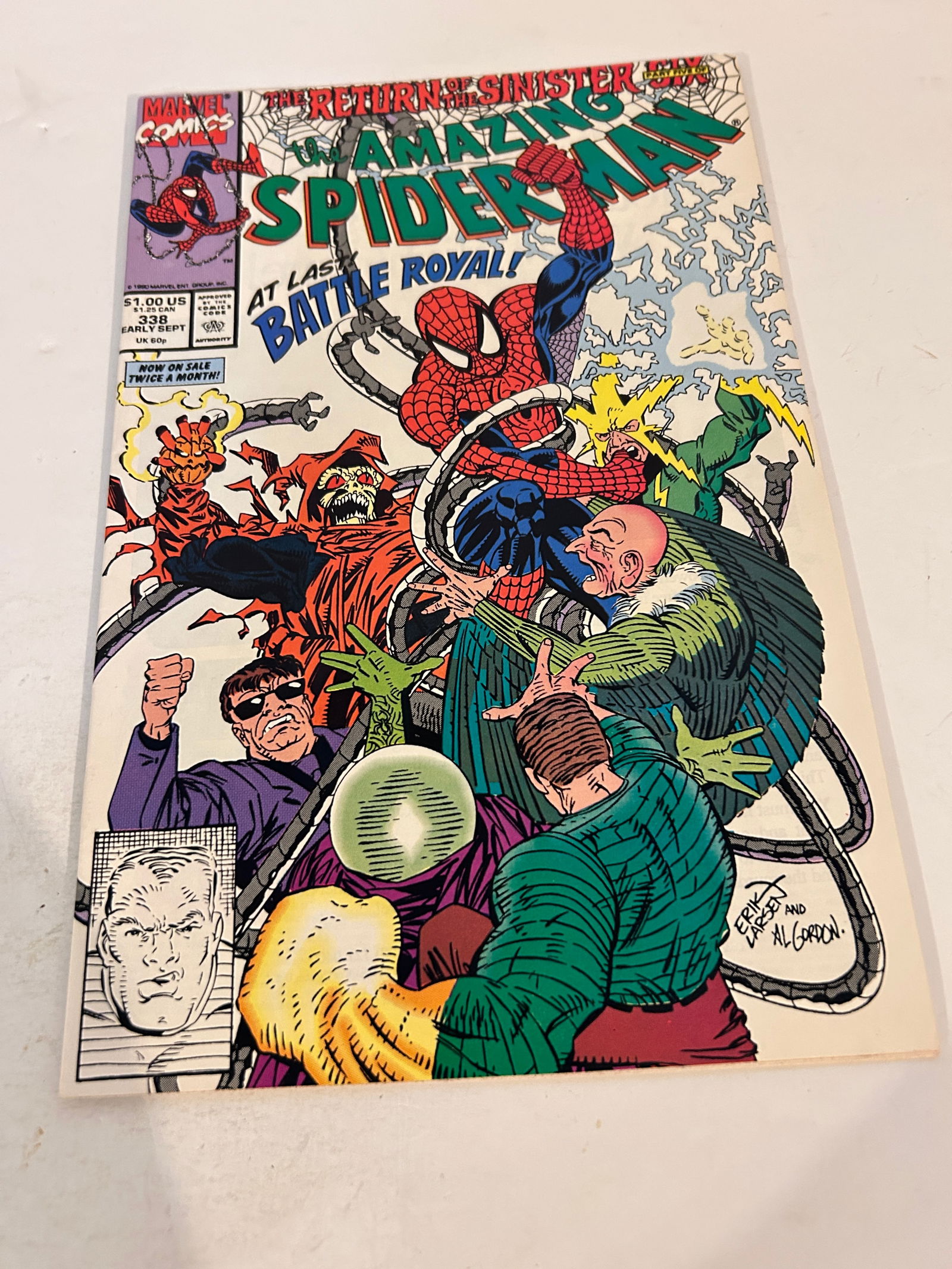 Vintage Comic Book The Amazing Spider-man # 338: Vintage Comic Book The Amazing Spider-man # 338 Please view all photos as they are part of the description and condition of this Item, Feel free to contact me with questions or picture requests! Used