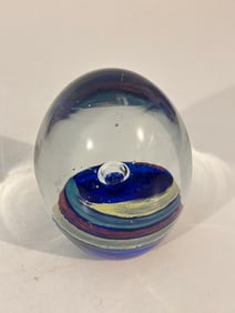 Vintage Glass Paper Weight