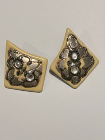 Vintage enamel Fashion Earrings