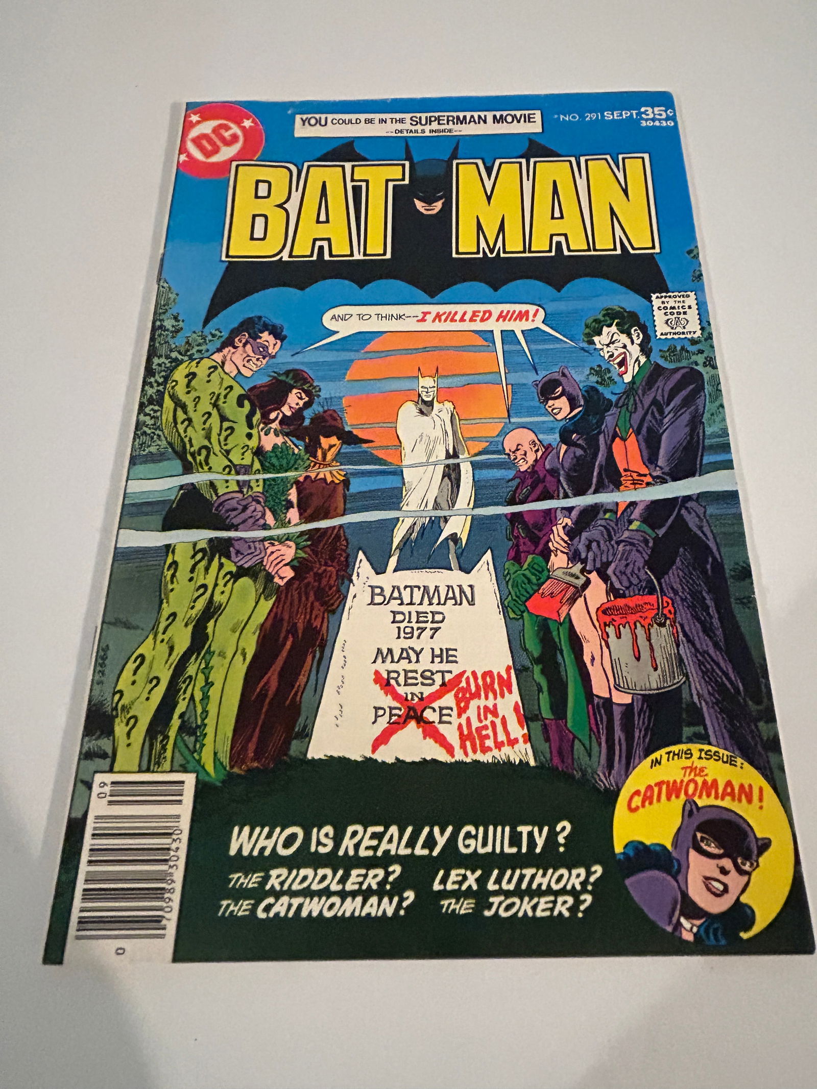 Vintage Comic Book Bat Man # 291 (1 of 2)