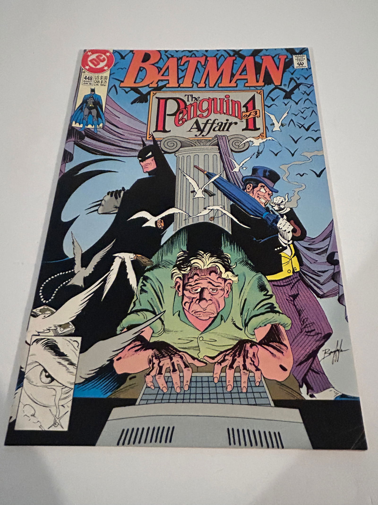 Vintage Comic Book Bat Man # 448: Vintage Comic Book Bat Man # 448 Please view all photos as they are part of the description and condition of this Item, Feel free to contact me with questions or picture requests! Used Item AS IS