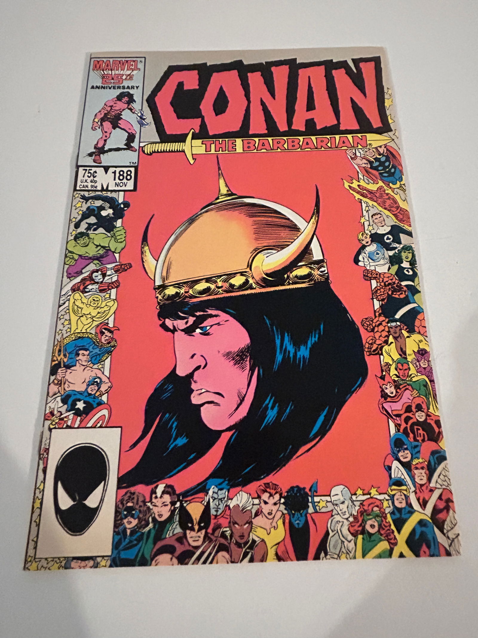Vintage Comic Book Conan the Barbarian # 188: Vintage Comic Book Conan the Barbarian # 188 Please view all photos as they are part of the description and condition of this Item, Feel free to contact me with questions or picture requests! Used Ite