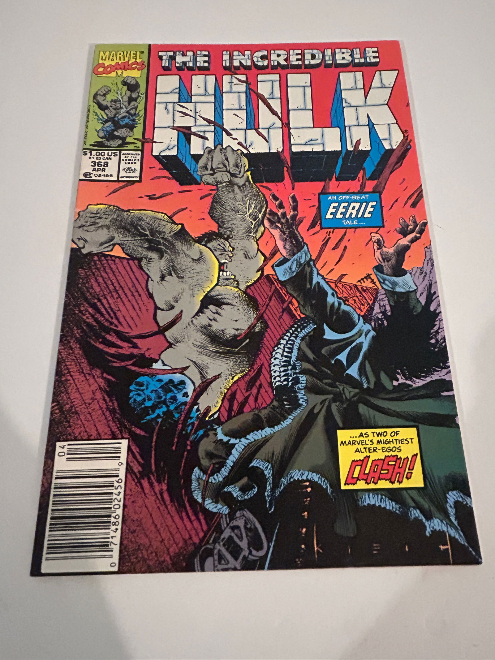 Vintage Comic Book the Incredible Hulk # 368: Vintage Comic Book the Incredible Hulk # 368 Please view all photos as they are part of the description and condition of this Item, Feel free to contact me with questions or picture requests! Used Ite