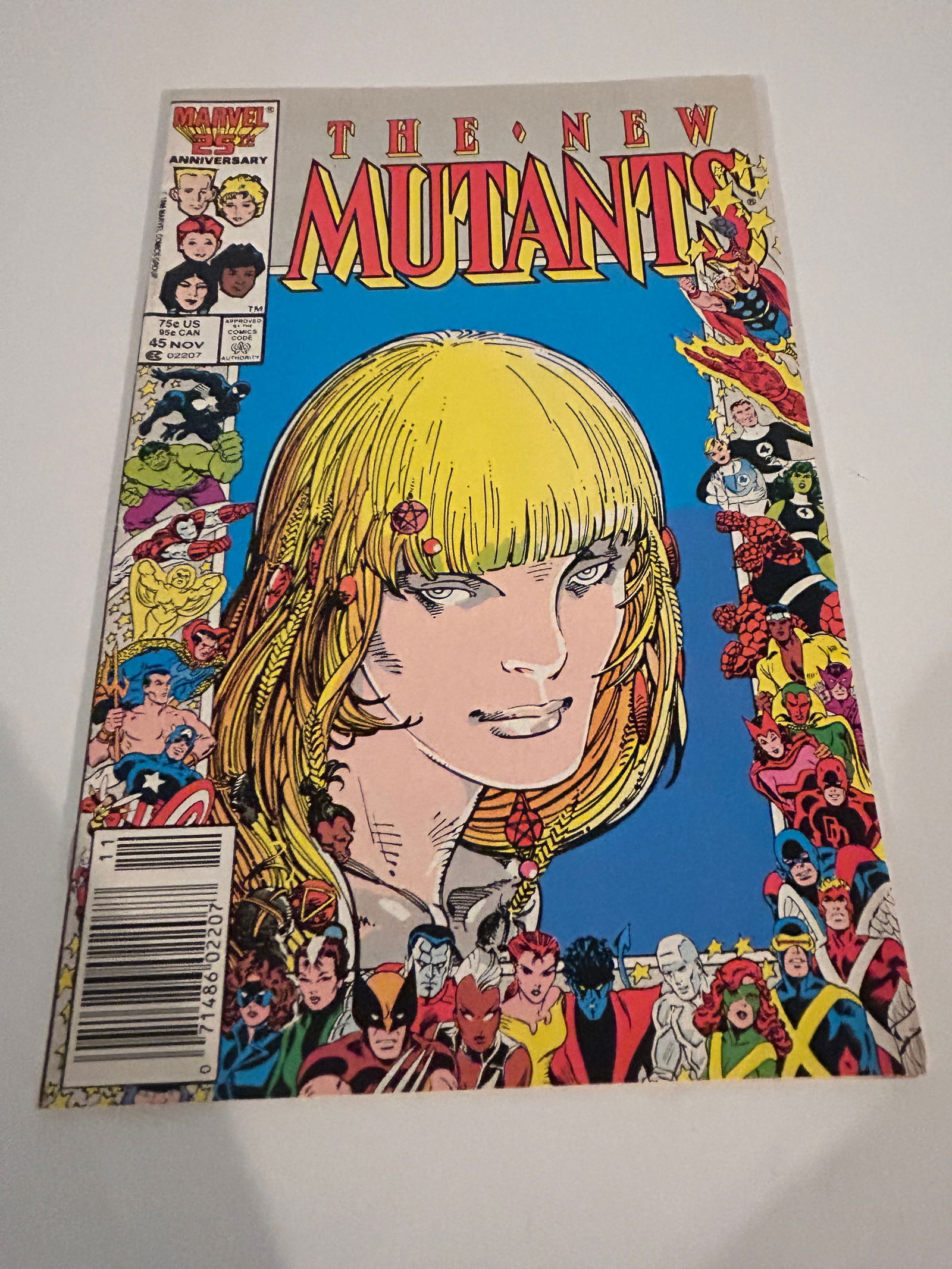 Vintage Comic Book the New Mutants # 45 (1 of 2)