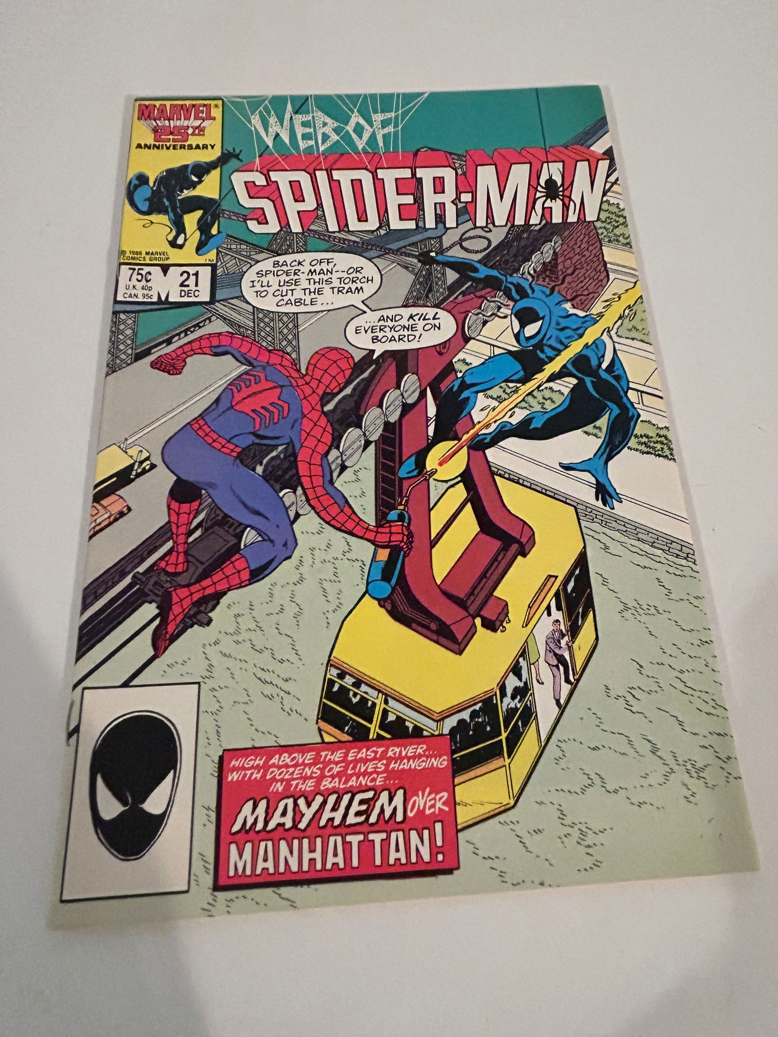 Vintage Comic Book Web of Spider-Man # 21 (1 of 2)