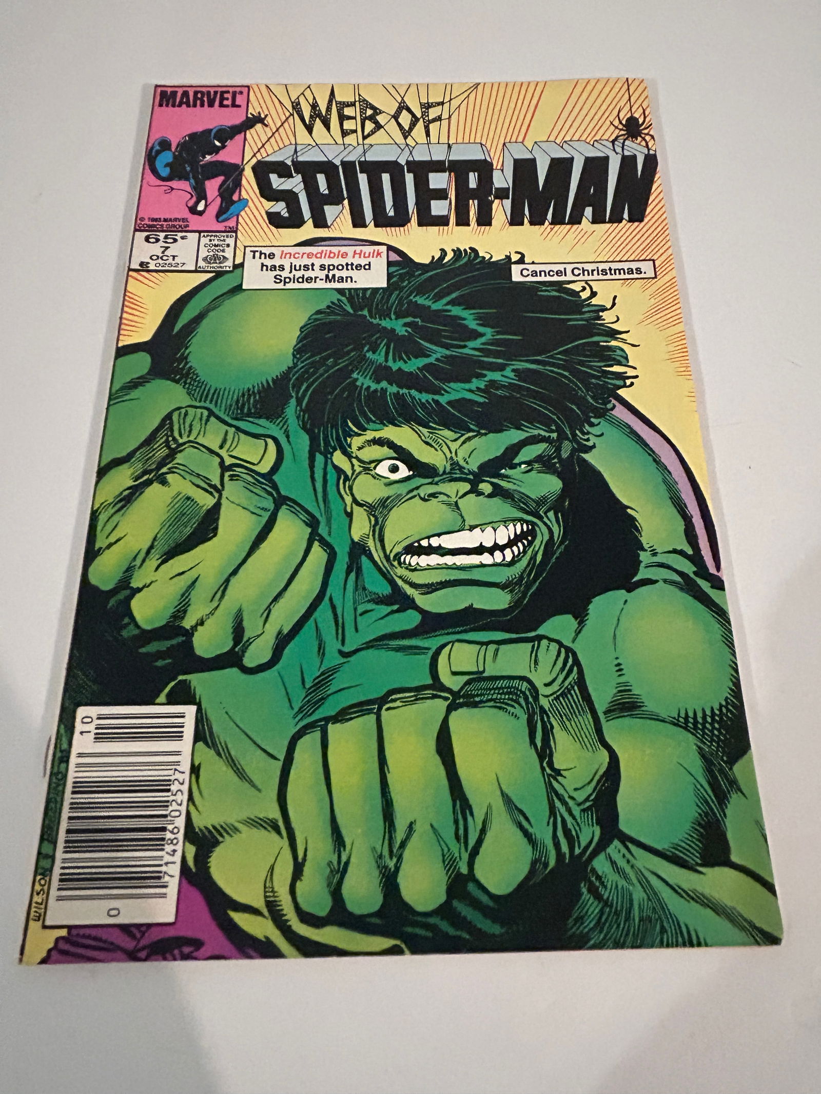 Vintage Comic Book Web of Spider-Man # 7: Vintage Comic Book Web of Spider-Man # 7 Please view all photos as they are part of the description and condition of this Item, Feel free to contact me with questions or picture requests! Used Item AS