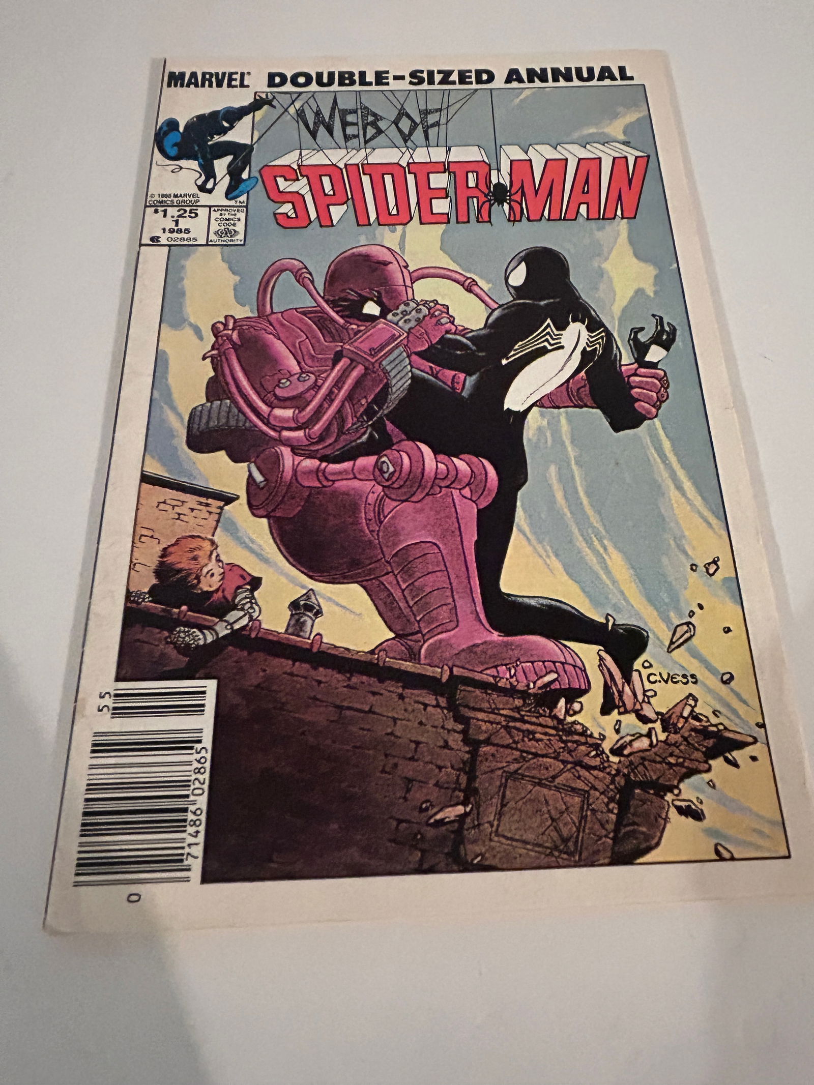 Vintage Comic Book Web of Spider-Man Annual # 17 (1 of 2)