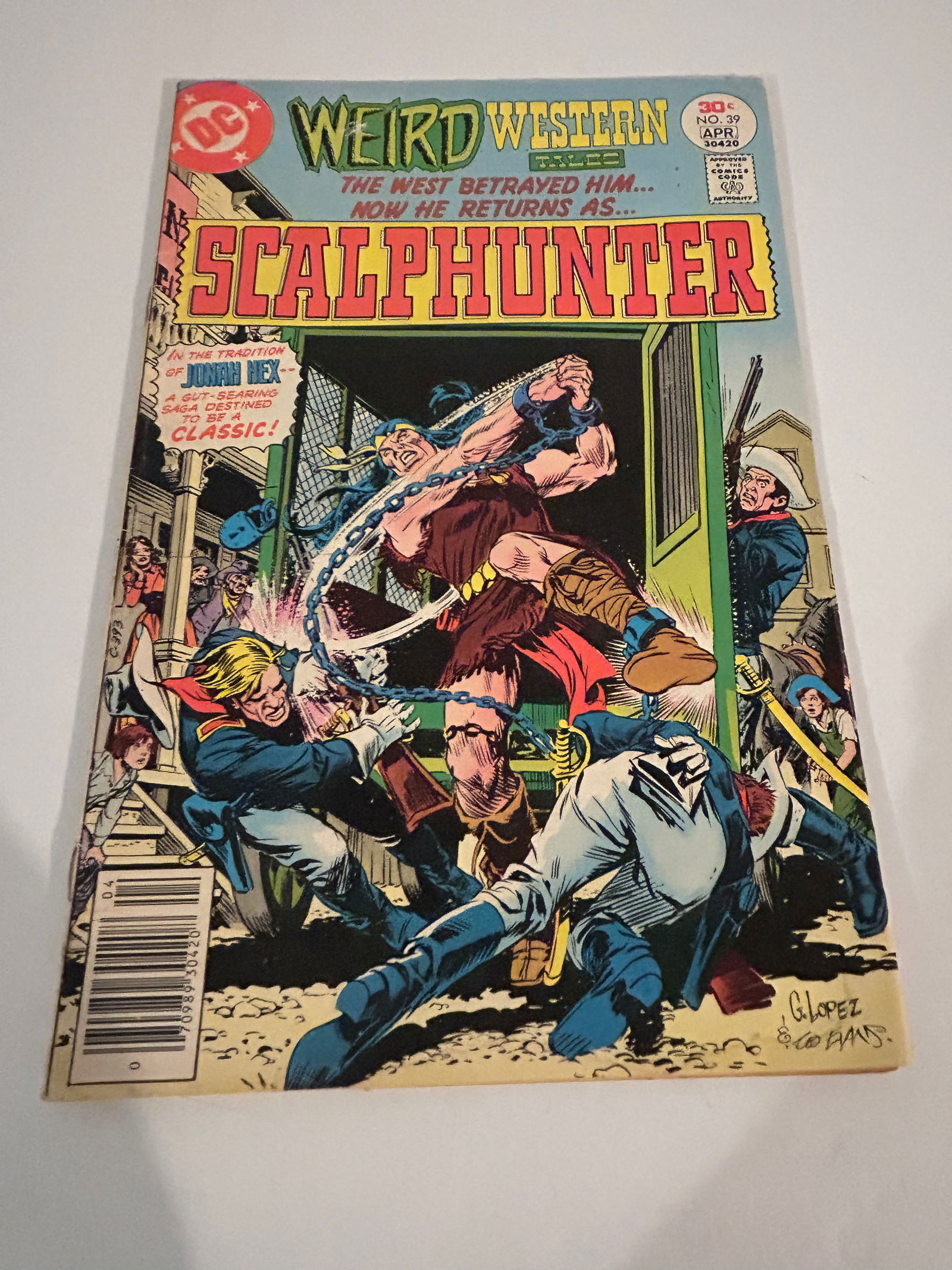 Vintage Comic Book Scalphunter # 39 (1 of 2)