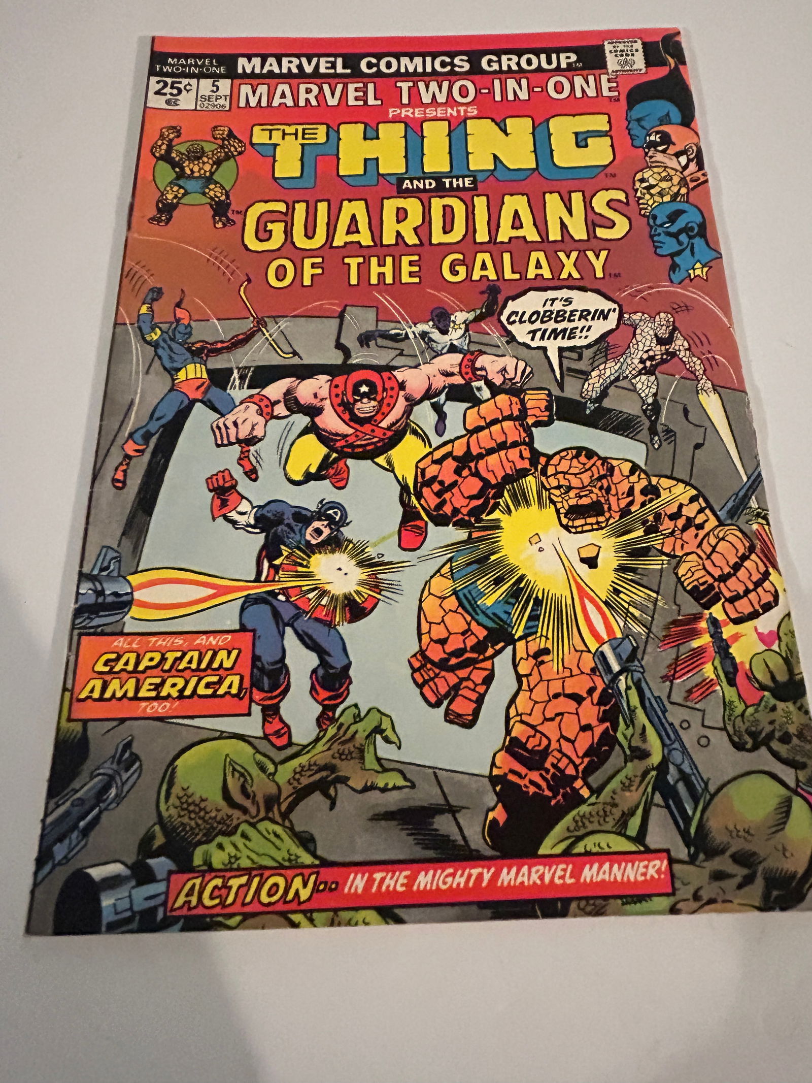 Vintage Comic Book Marvel Two-in-One # 5 (1 of 2)