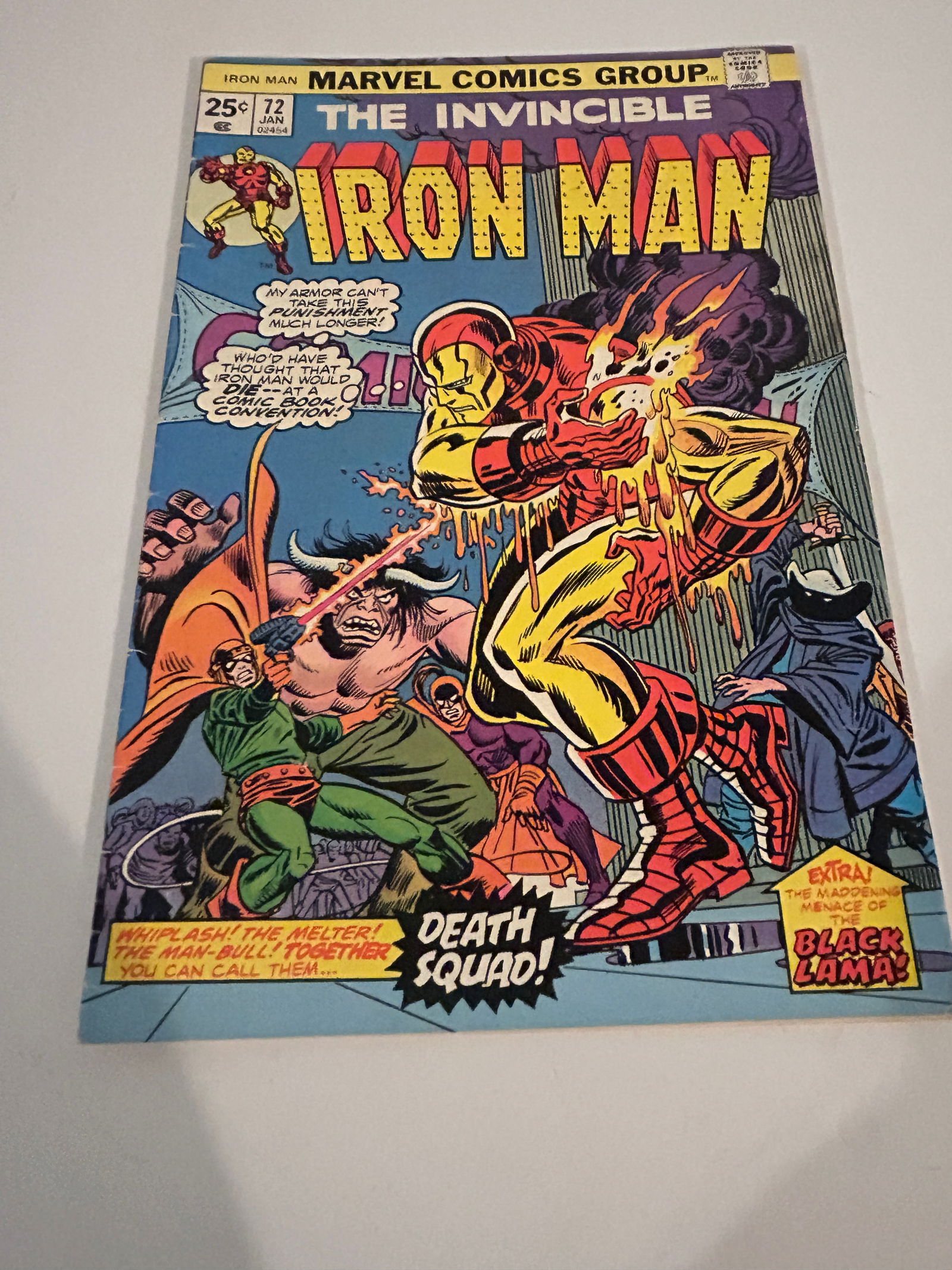 Vintage Comic Book The Invincible Iron Man # 72: Vintage Comic Book The Invincible Iron Man # 72 Please view all photos as they are part of the description and condition of this Item, Feel free to contact me with questions or picture requests! Used