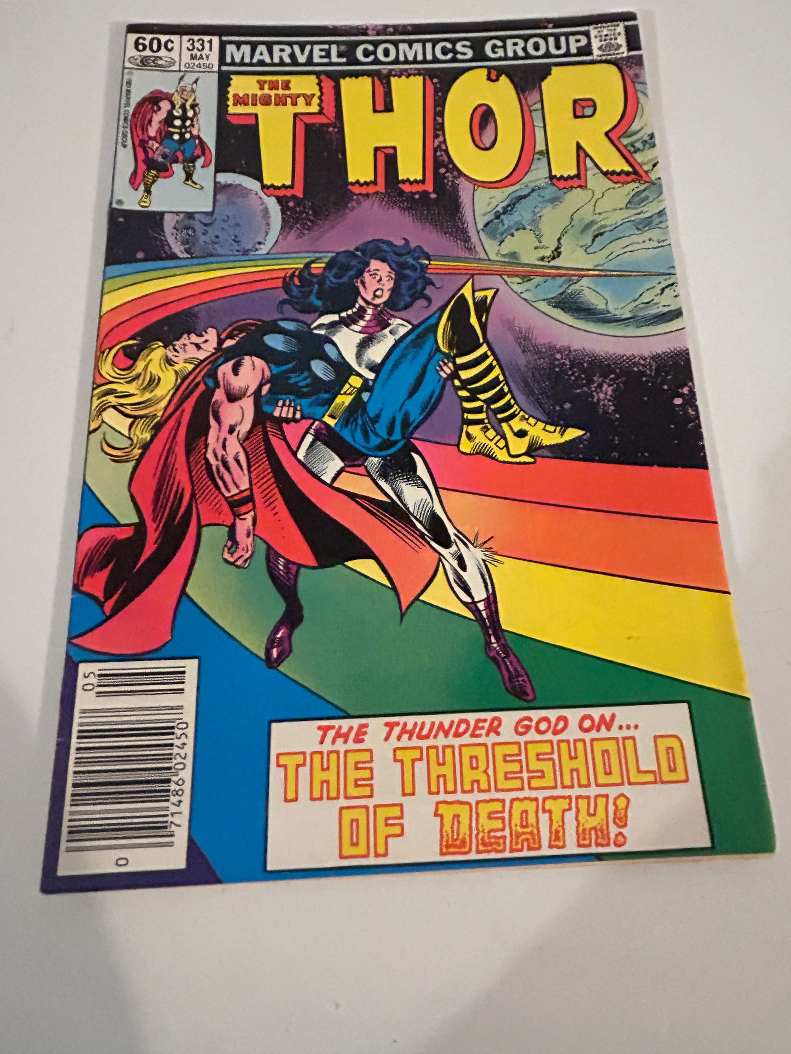 Vintage Comic Book The Mighty Thor # 331: Vintage Comic Book The Mighty Thor # 331 Please view all photos as they are part of the description and condition of this Item, Feel free to contact me with questions or picture requests! Used Item AS
