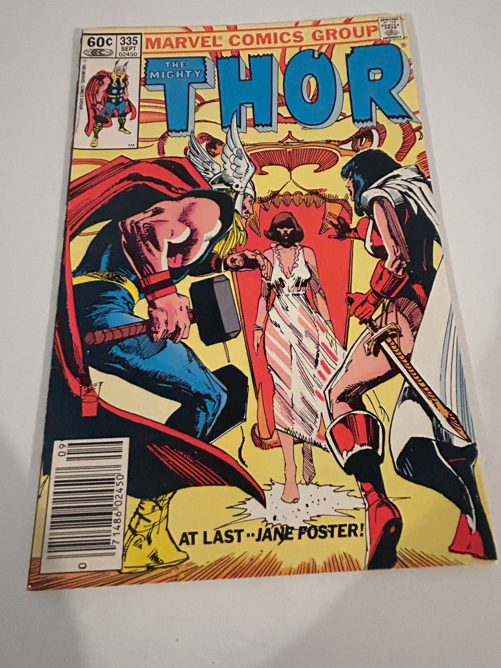 Vintage Comic Book The Mighty Thor # 335: Vintage Comic Book The Mighty Thor # 335 Please view all photos as they are part of the description and condition of this Item, Feel free to contact me with questions or picture requests! Used Item AS