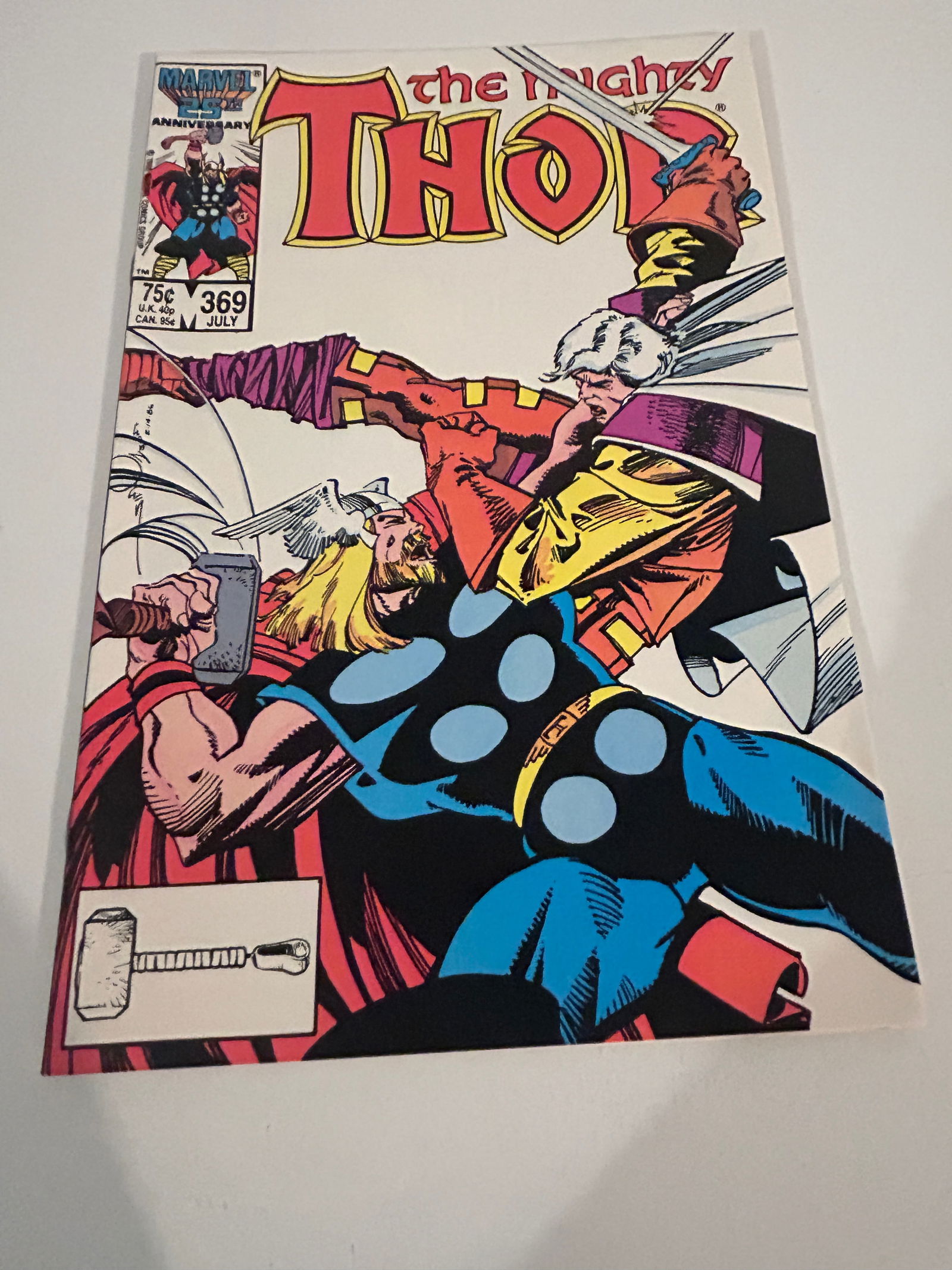 Vintage Comic Book The Mighty Thor # 369: Vintage Comic Book The Mighty Thor # 369 Please view all photos as they are part of the description and condition of this Item, Feel free to contact me with questions or picture requests! Used Item AS