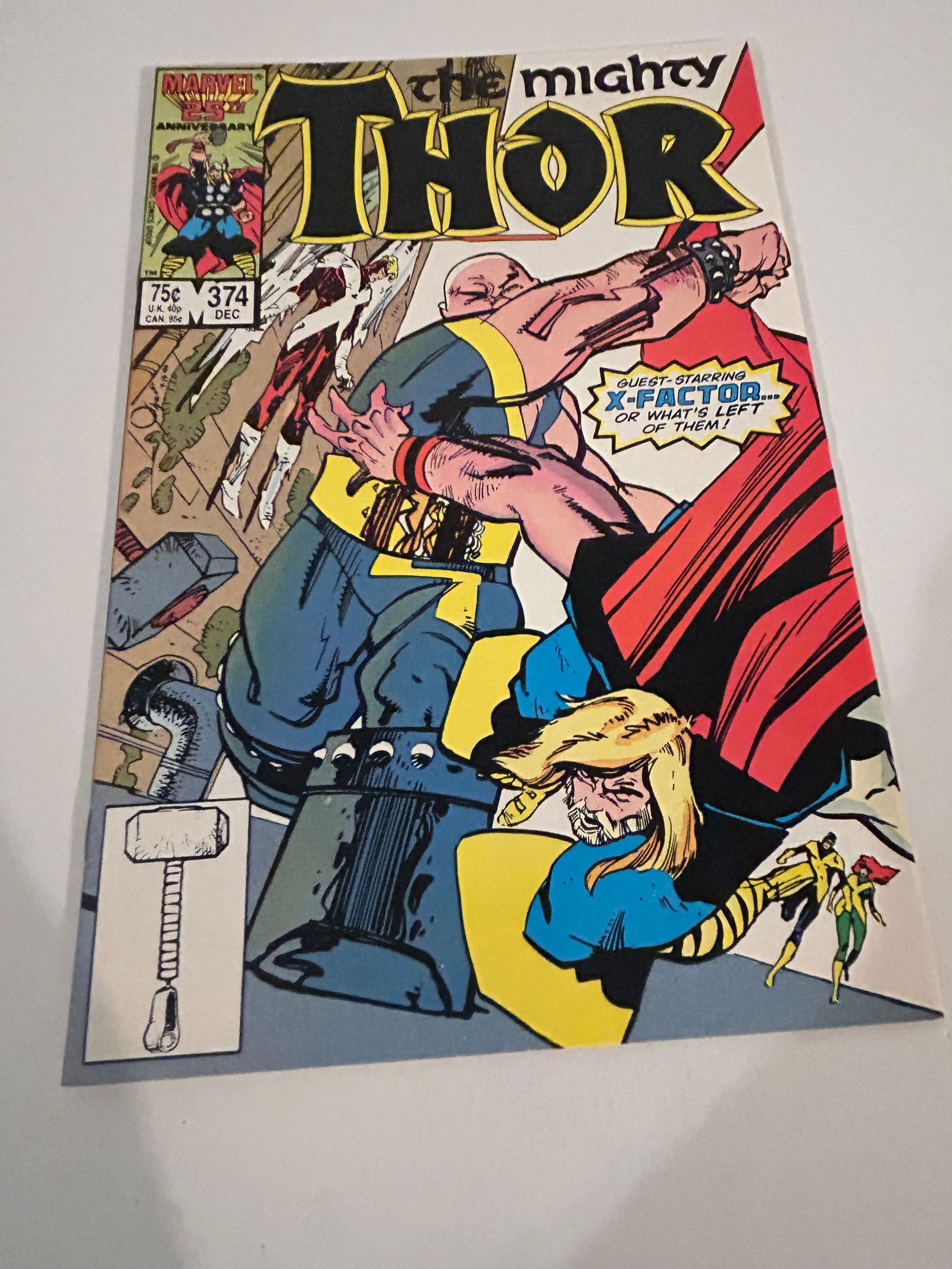 Vintage Comic Book The Mighty Thor # 374: Vintage Comic Book The Mighty Thor # 374 Please view all photos as they are part of the description and condition of this Item, Feel free to contact me with questions or picture requests! Used Item AS