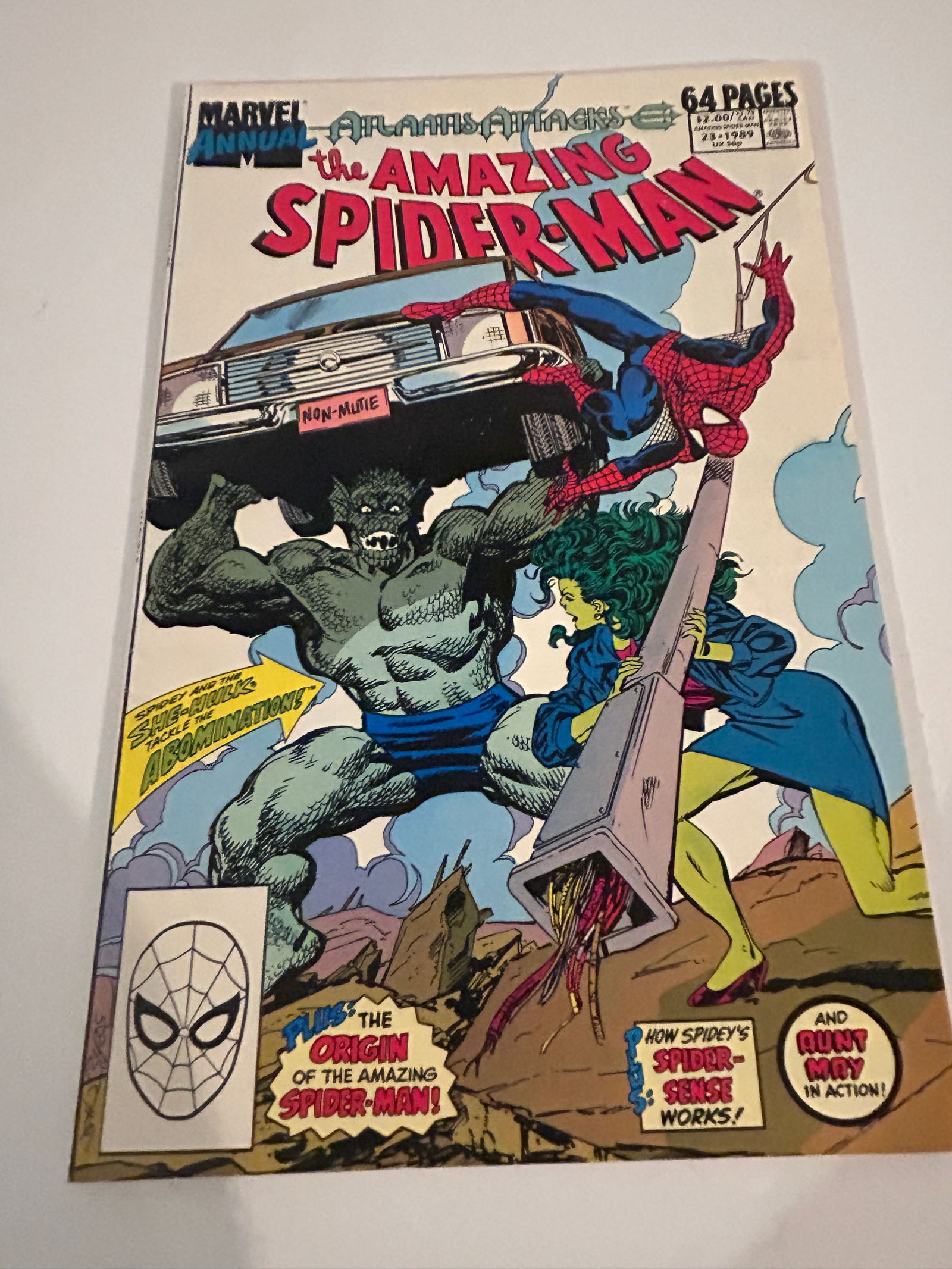 Vintage Comic Book the Amazing SpiderMan Annual # 23 (1 of 2)