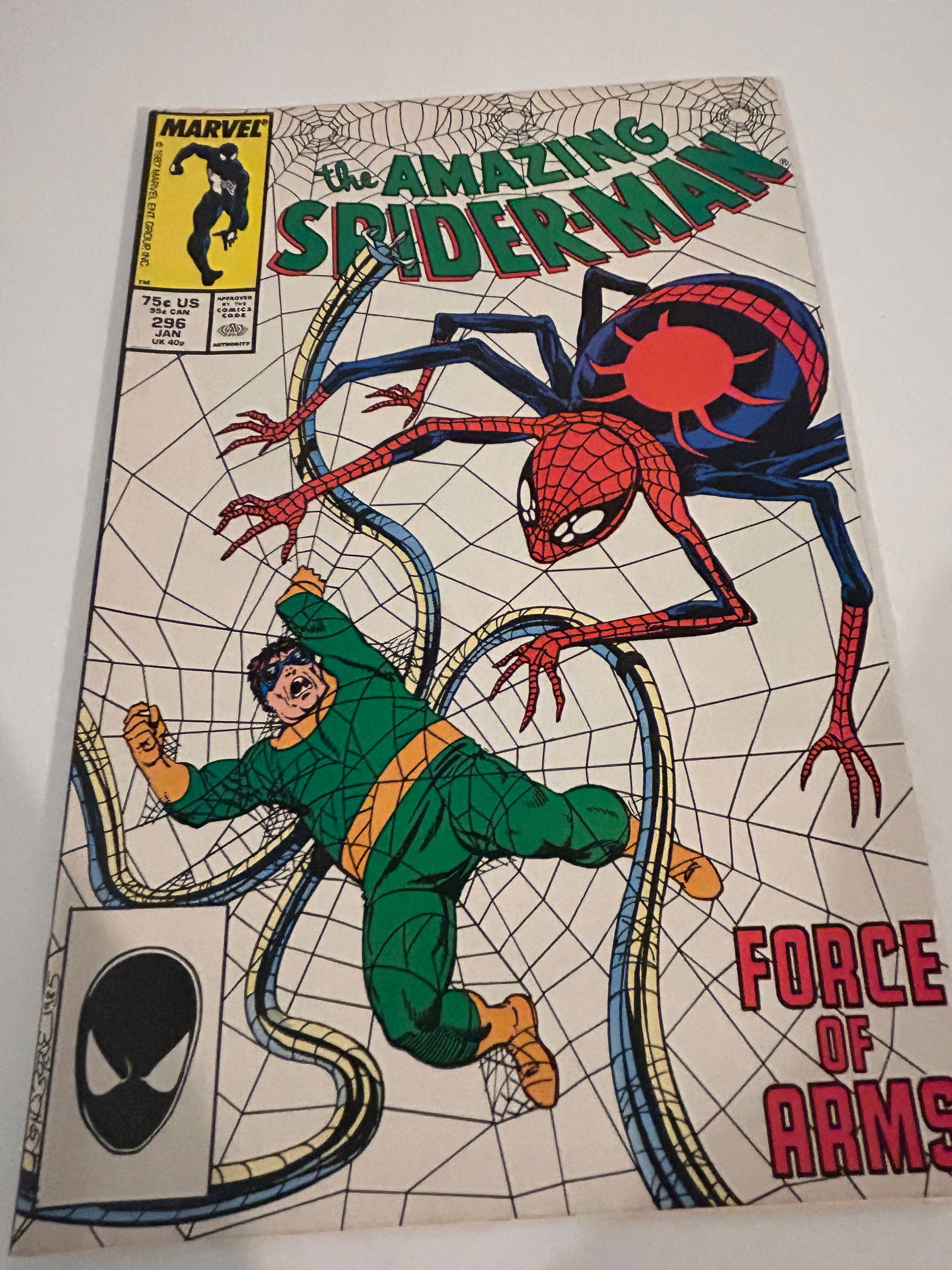 Vintage Comic Book the Amazing SpiderMan # 296: Vintage Comic Book the Amazing SpiderMan # 296 Please view all photos as they are part of the description and condition of this Item, Feel free to contact me with questions or picture requests! Used I
