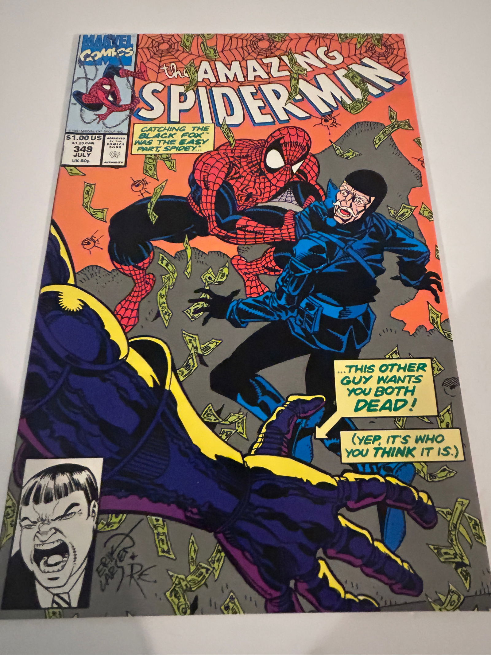 Vintage Comic Book the Amazing SpiderMan # 349: Vintage Comic Book the Amazing SpiderMan # 349 Please view all photos as they are part of the description and condition of this Item, Feel free to contact me with questions or picture requests! Used I