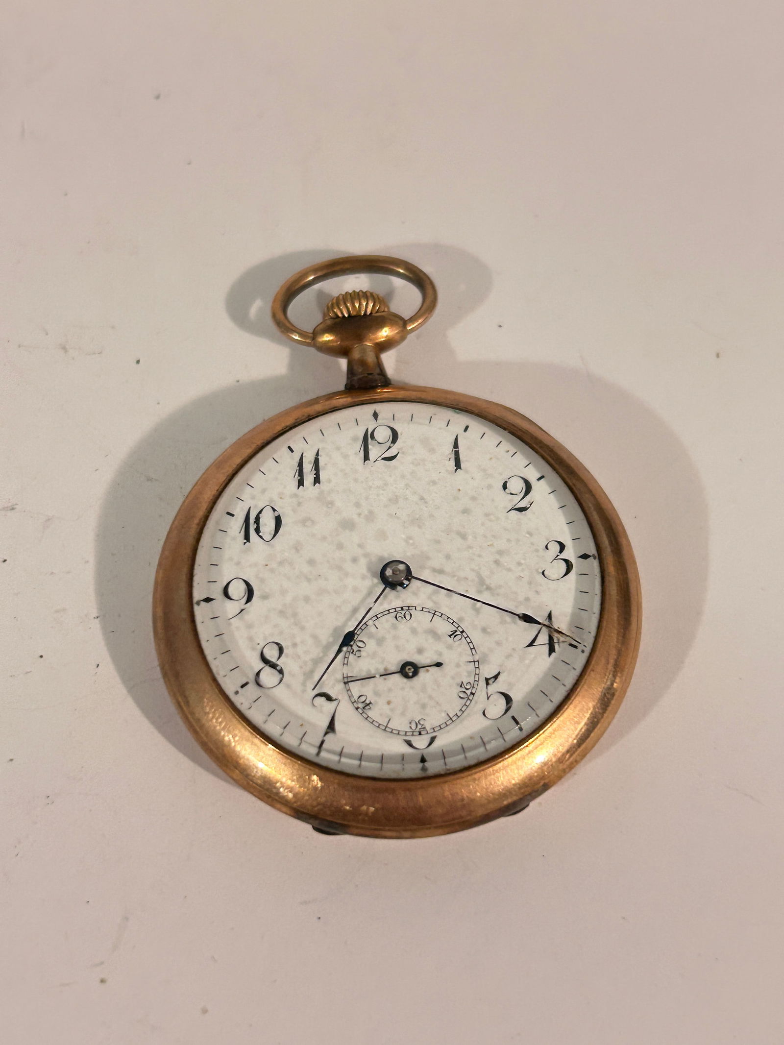 Vintage open face Goldfilled pocket watch not working (1 of 7)
