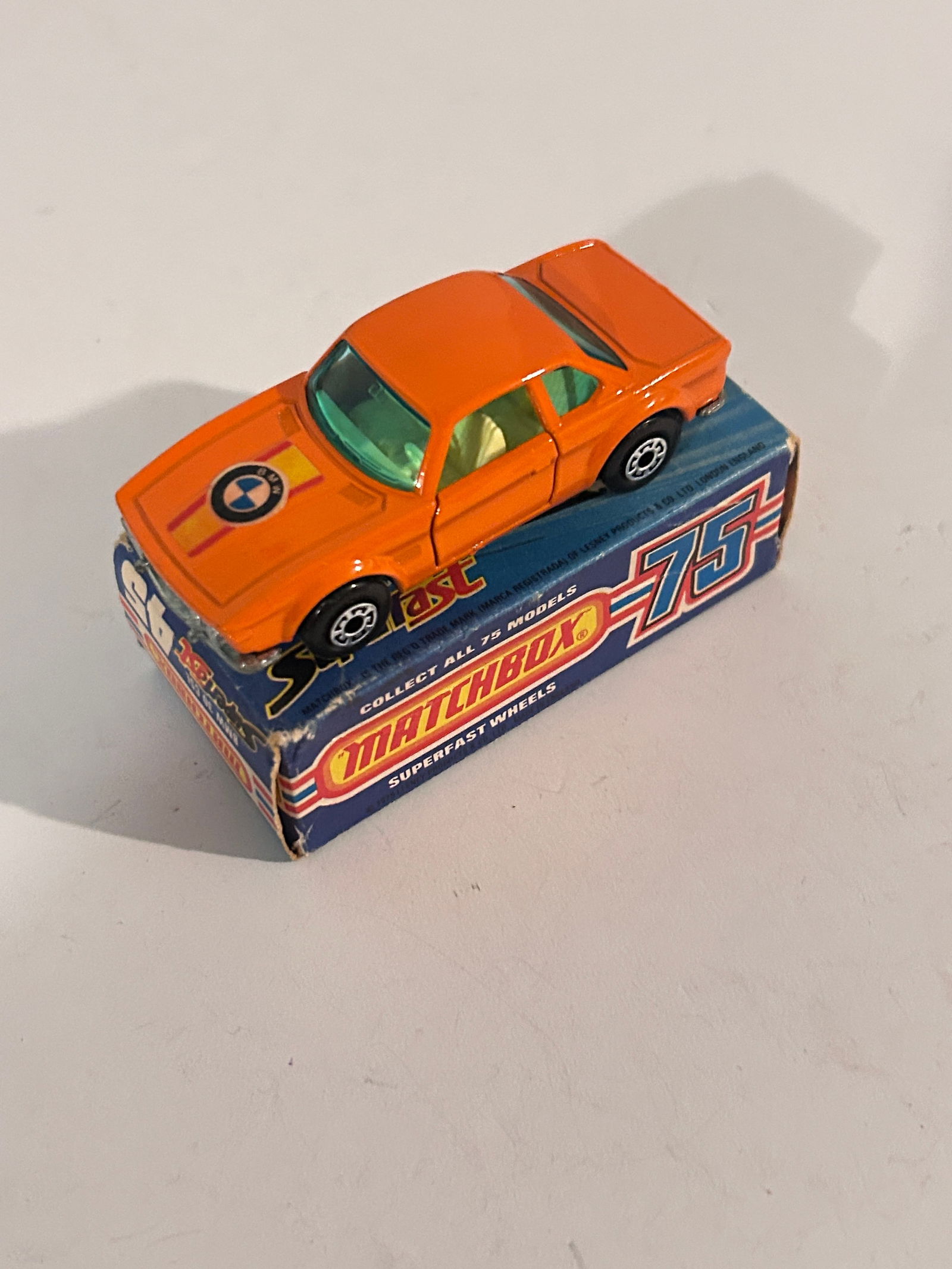 Vintage Matchbox 45 BMW 30 CSL: Vintage Matchbox 45 BMW 30 CSL Please view all photos as they are part of the description and condition of this Item, Feel free to contact me with questions or picture requests! Used Item AS IS