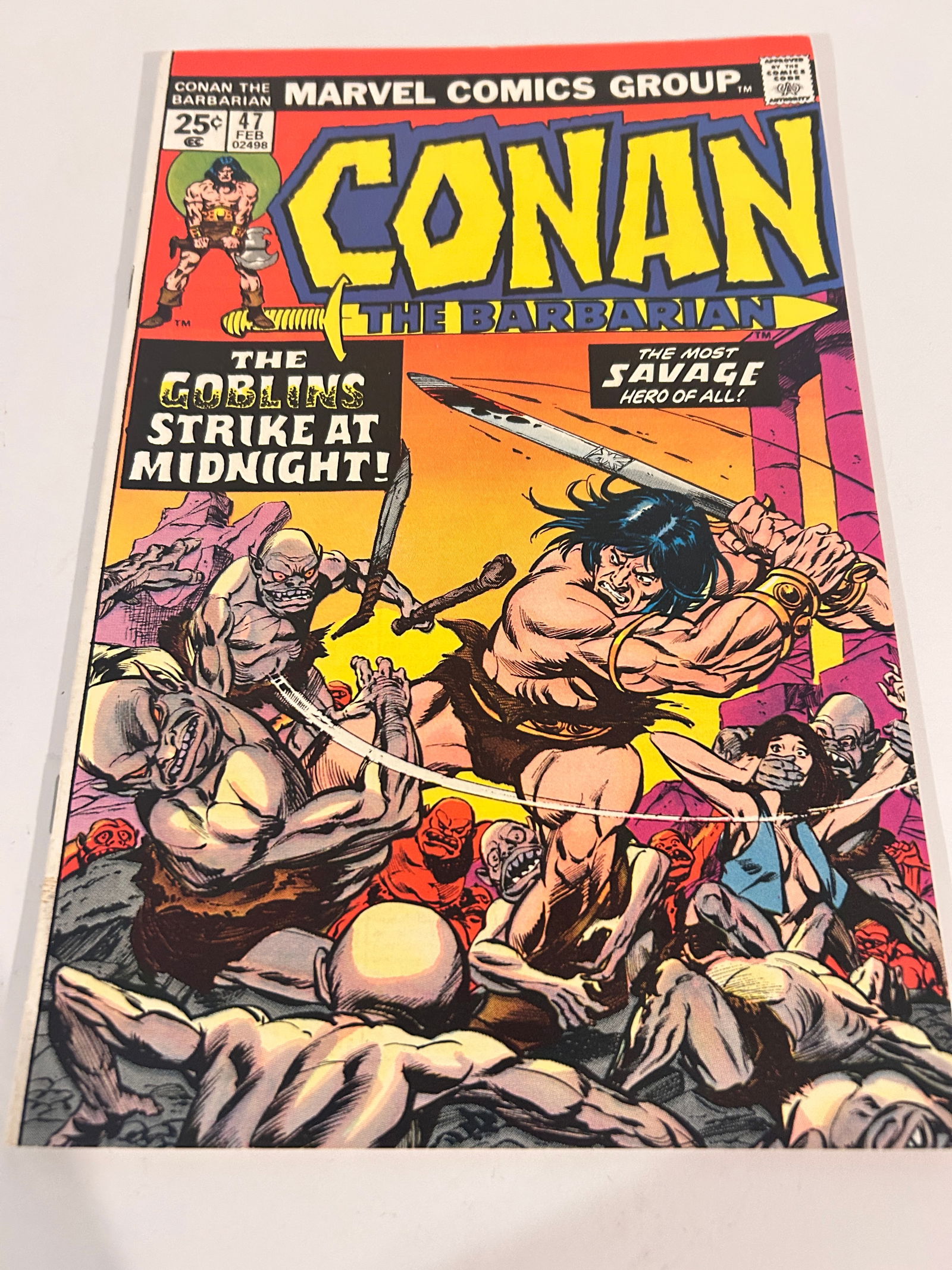 Vintage Comic Book Conan # 47: Vintage Comic Book Conan # 47 Please view all photos as they are part of the description and condition of this Item, Feel free to contact me with questions or picture requests! Used Item AS IS