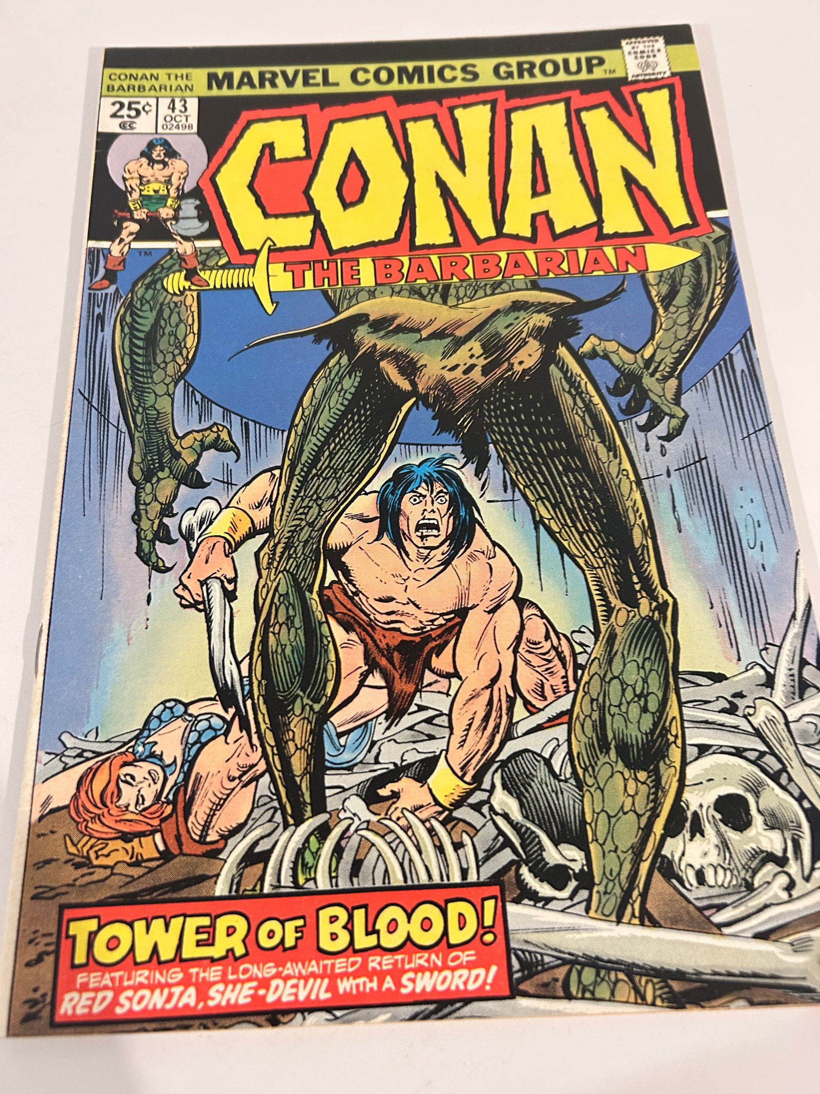 Vintage Comic Book Conan # 43: Vintage Comic Book Conan # 43 Please view all photos as they are part of the description and condition of this Item, Feel free to contact me with questions or picture requests! Used Item AS IS