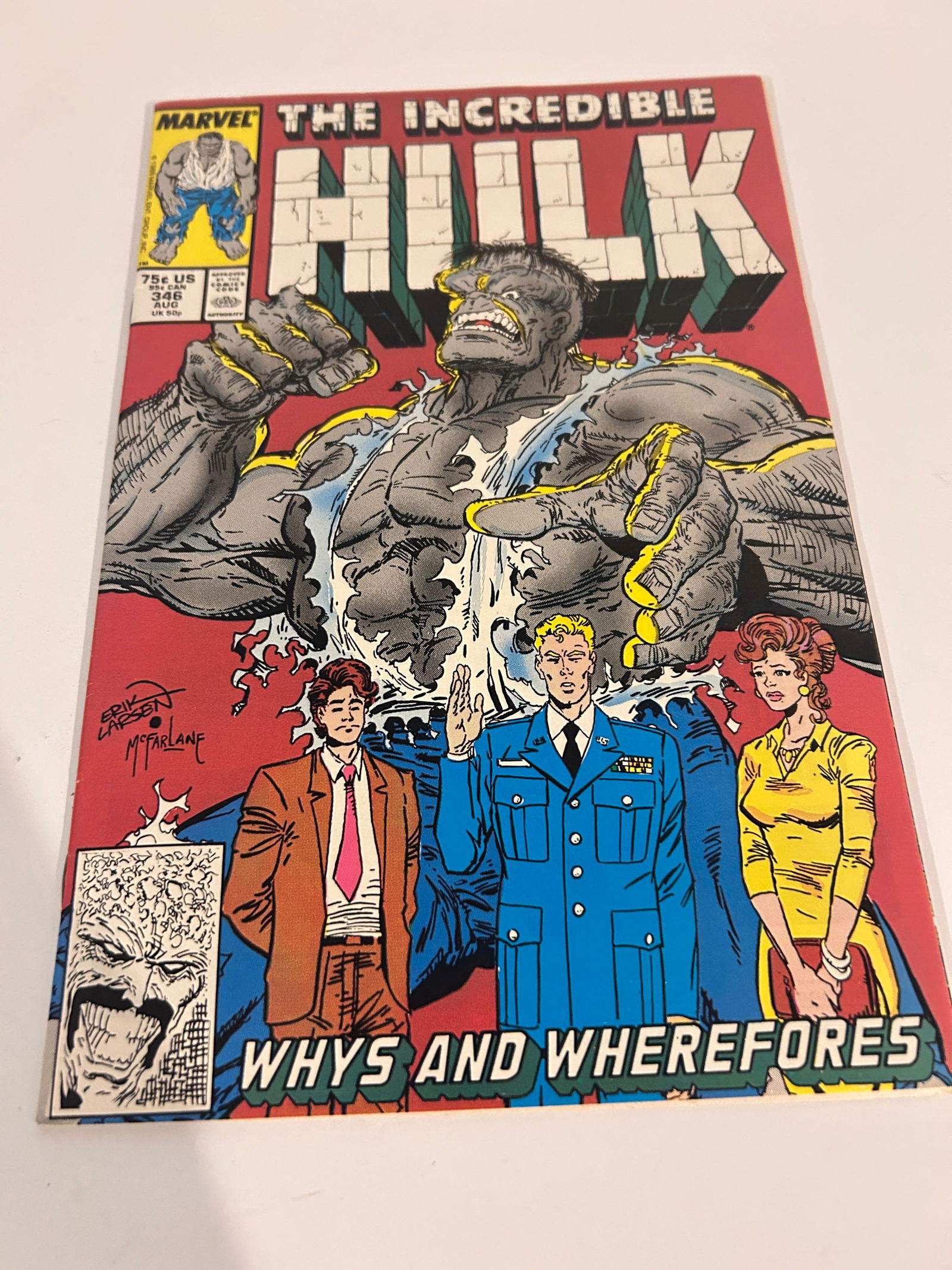 Vintage Comic Book The Incredible Hulk # 346 (1 of 2)