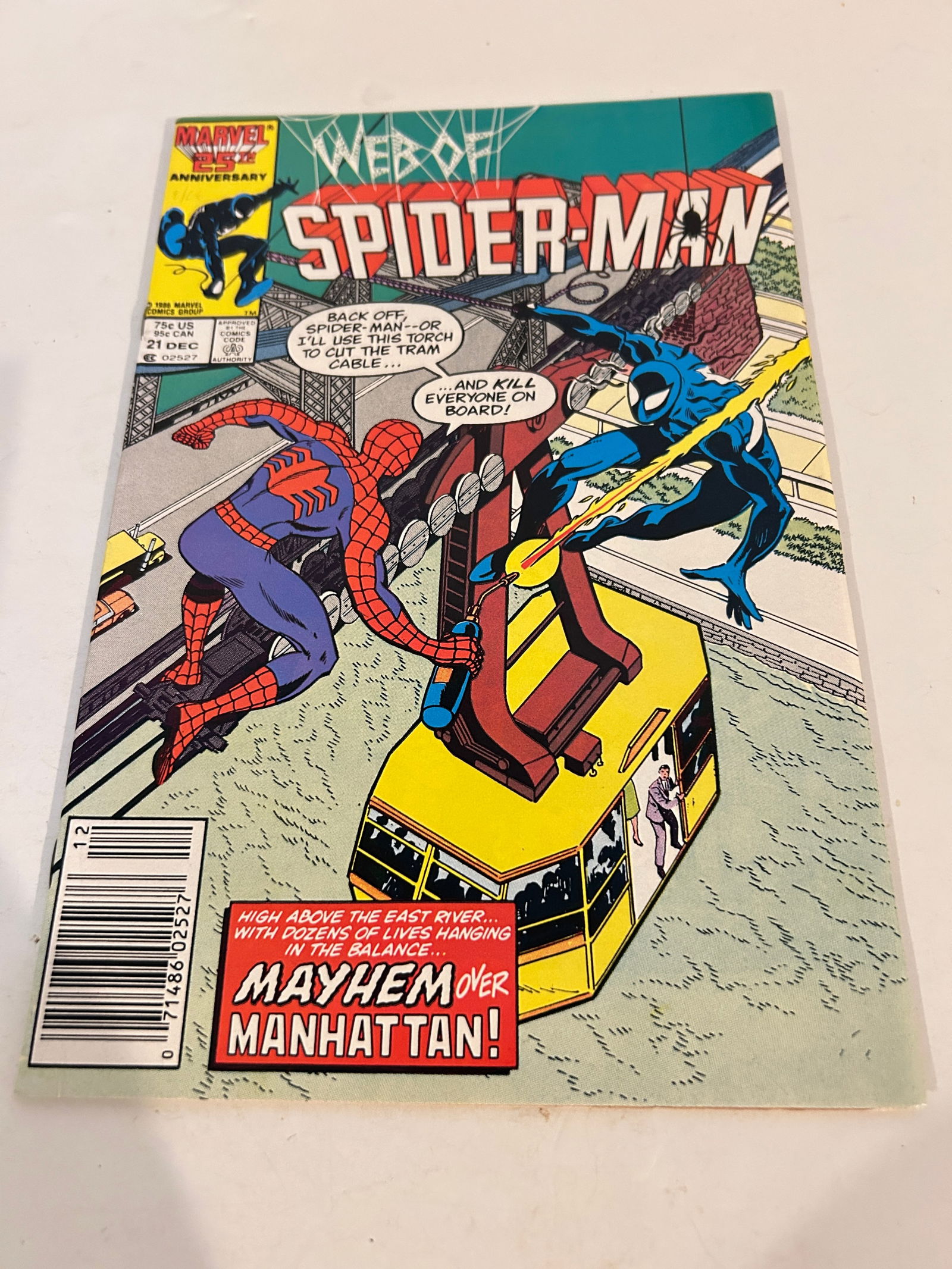Vintage Comic Book Web of Spider-man # 21 (1 of 2)