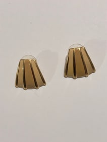 Vintage Napier enamel Fashion Earrings