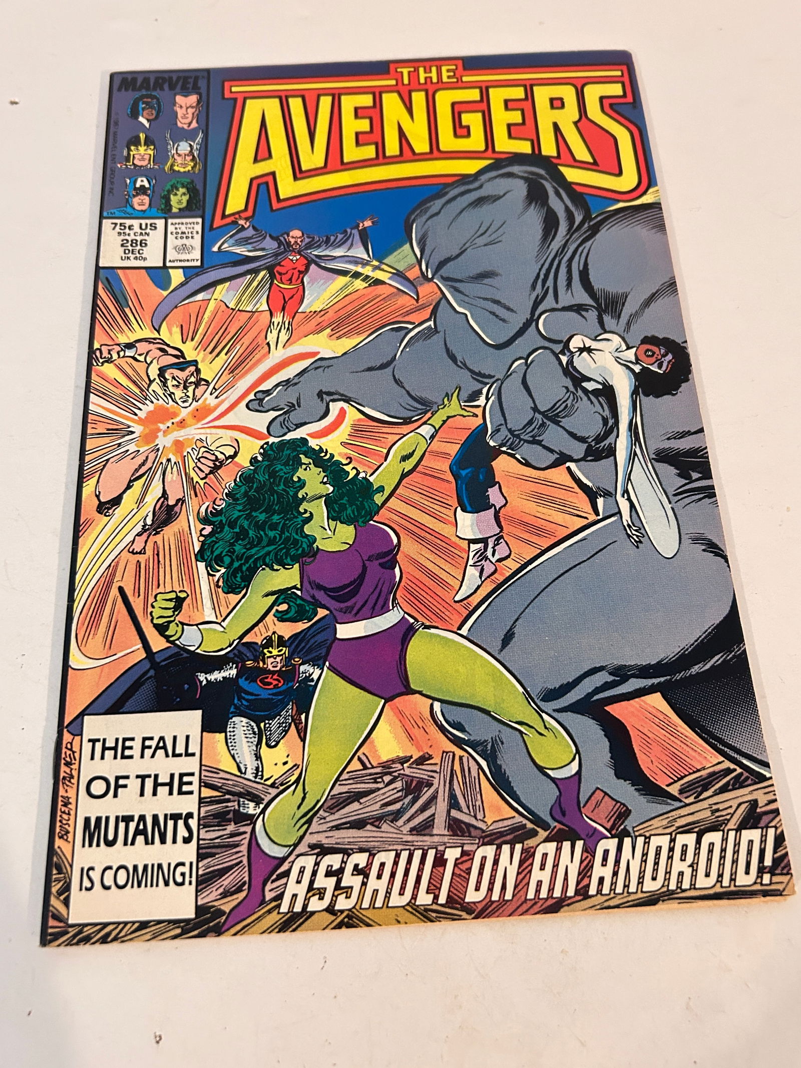 Vintage Comic Book The Avengers # 286 (1 of 2)